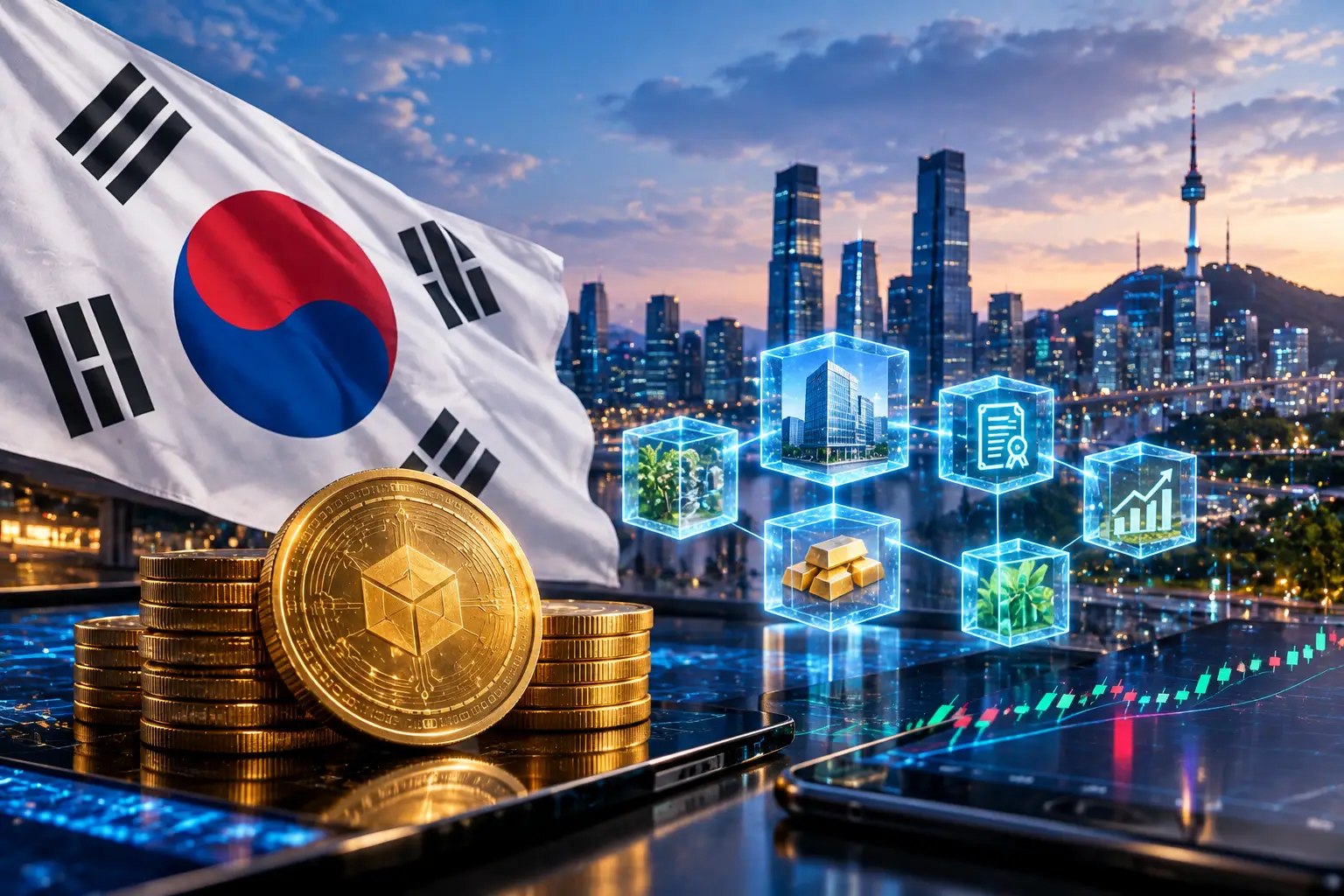 Korea Selatan Siapkan Pasar Sekuritas Tokenisasi 2027, Apa Dampaknya bagi Aset Digital - image.webp