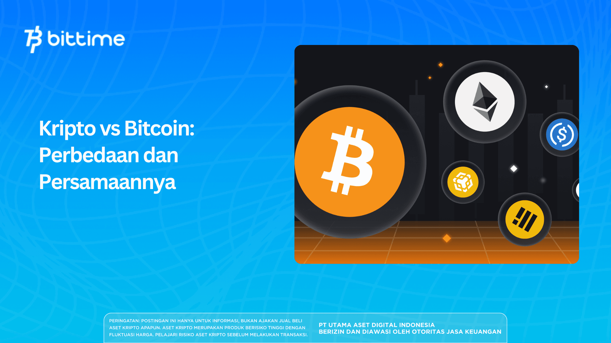 Kripto vs Bitcoin: Perbedaan dan Persamaannya