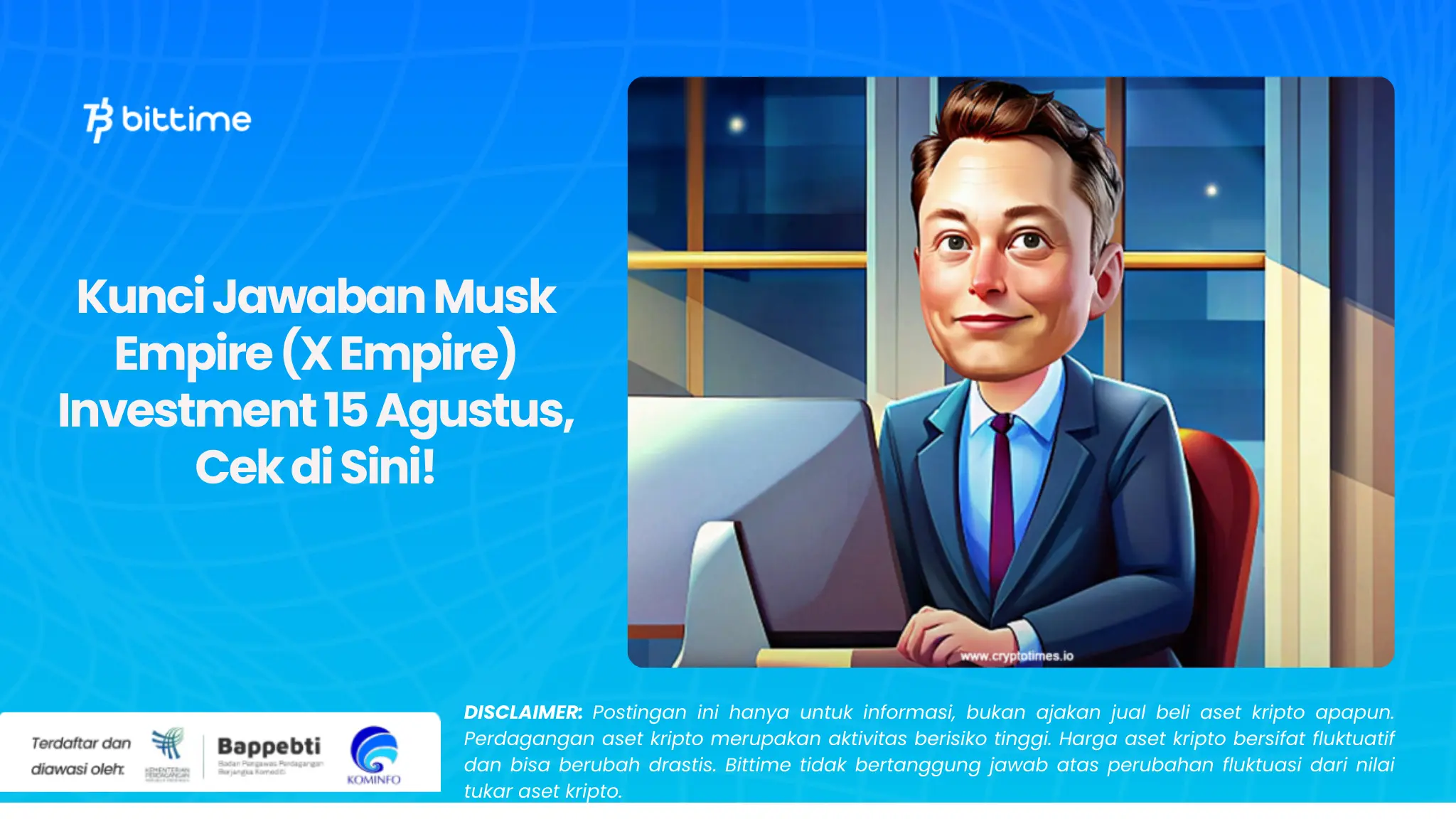 Kunci Jawaban Musk Empire (X Empire) Investment 15 Agustus, Cek di Sini!.webp