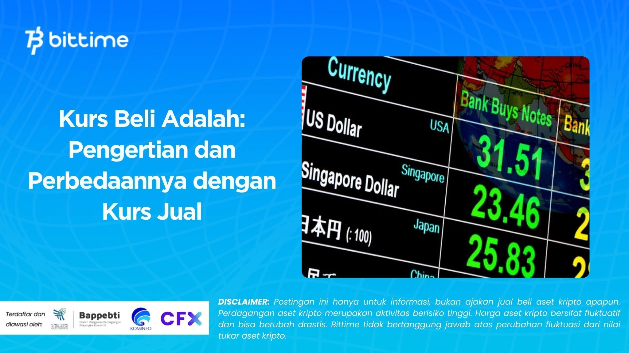 Kurs Beli Adalah Pengertian dan Perbedaannya dengan Kurs Jual
