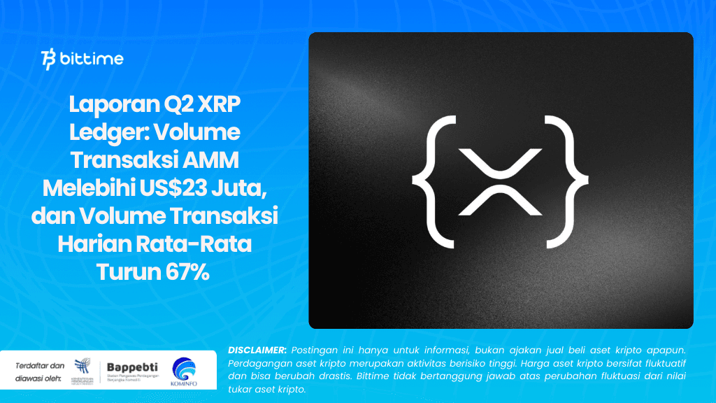 Laporan Q2 XRP Ledger Volume Transaksi AMM Melebihi US$23 Juta, dan Volume Transaksi Harian Rata-Rata Turun 67% .png