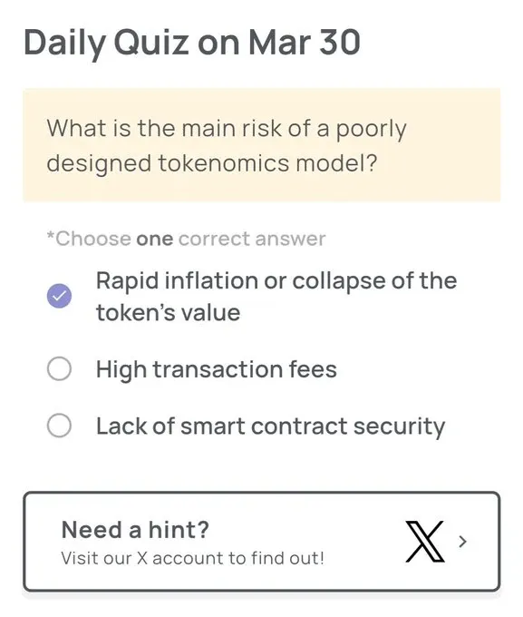 Latest Answers to Xenea Wallet Daily Quiz March 30 2025! - answer.webp