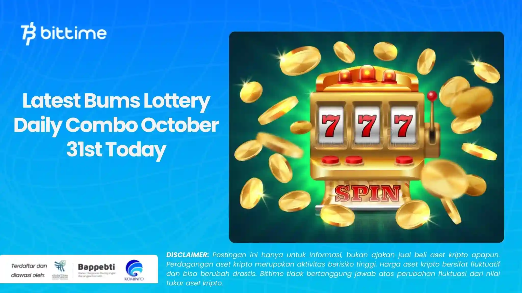 Latest Bums Lottery Daily Combo October 31st Today.webp