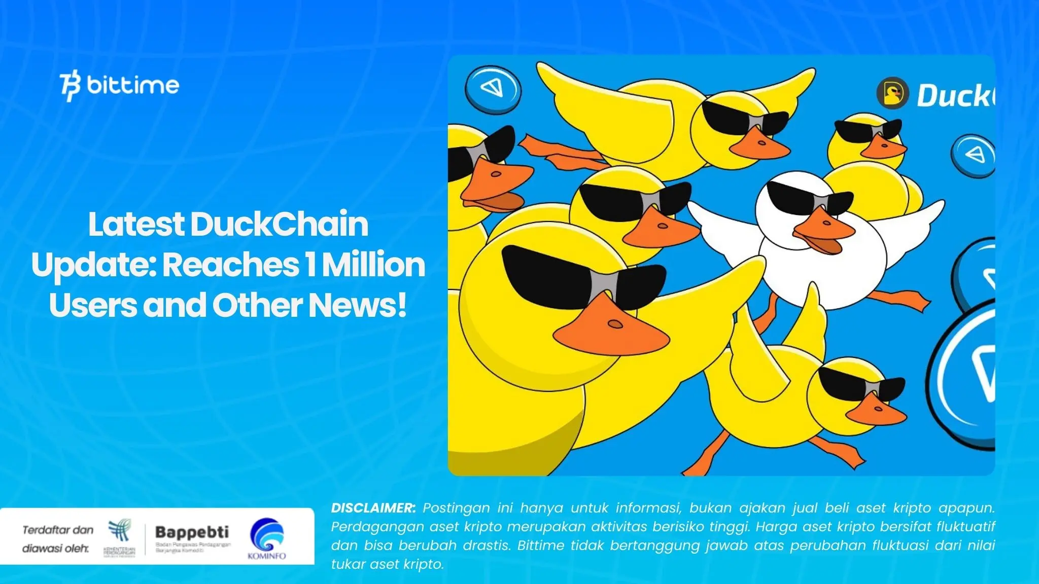 Latest DuckChain Update Reaches 1 Million Users and Other News!.webp