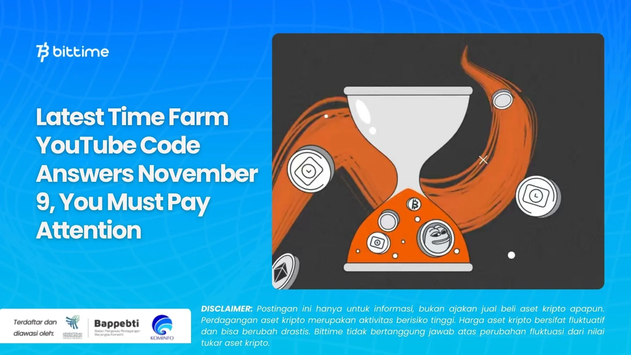 Latest Time Farm YouTube Code Answers November 9