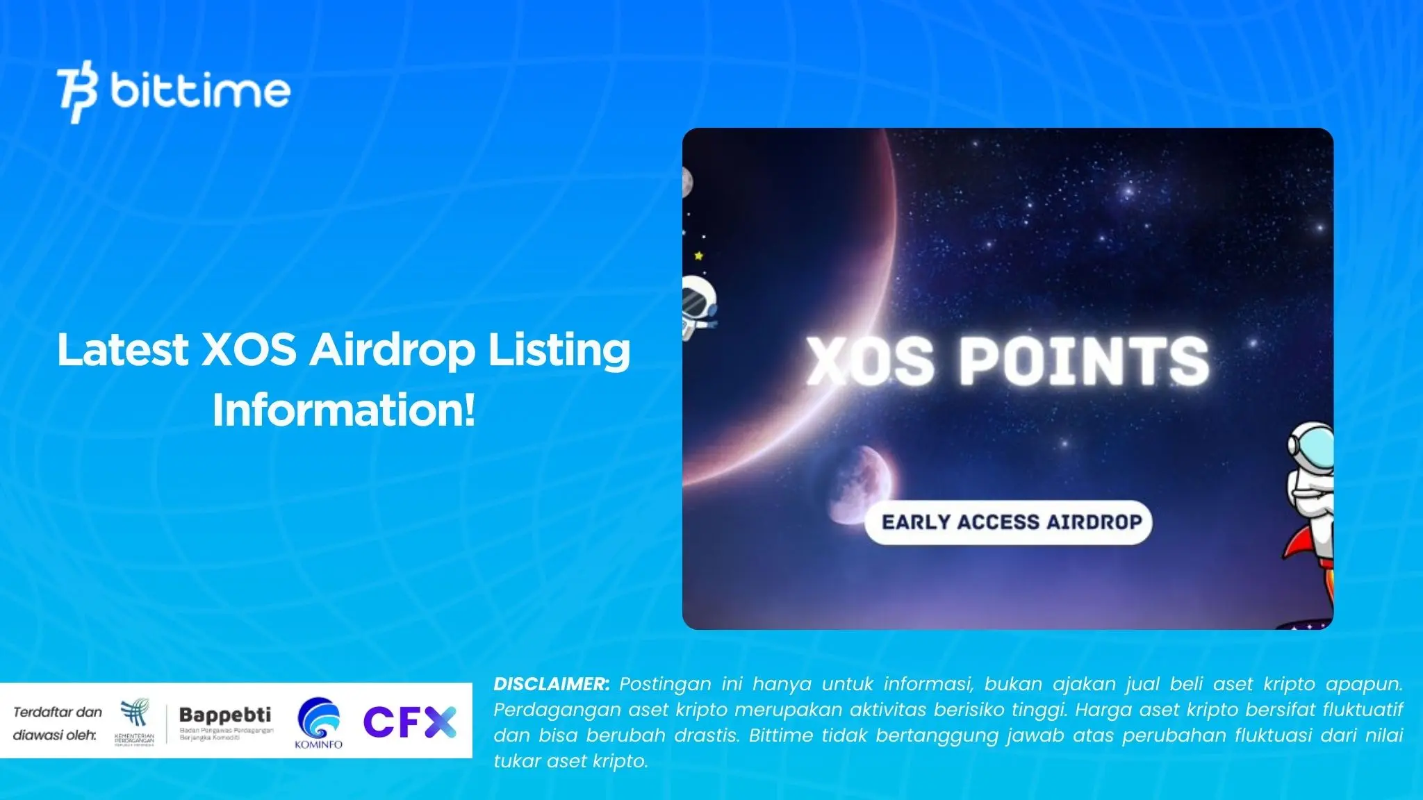 Latest XOS Airdrop Listing Information!