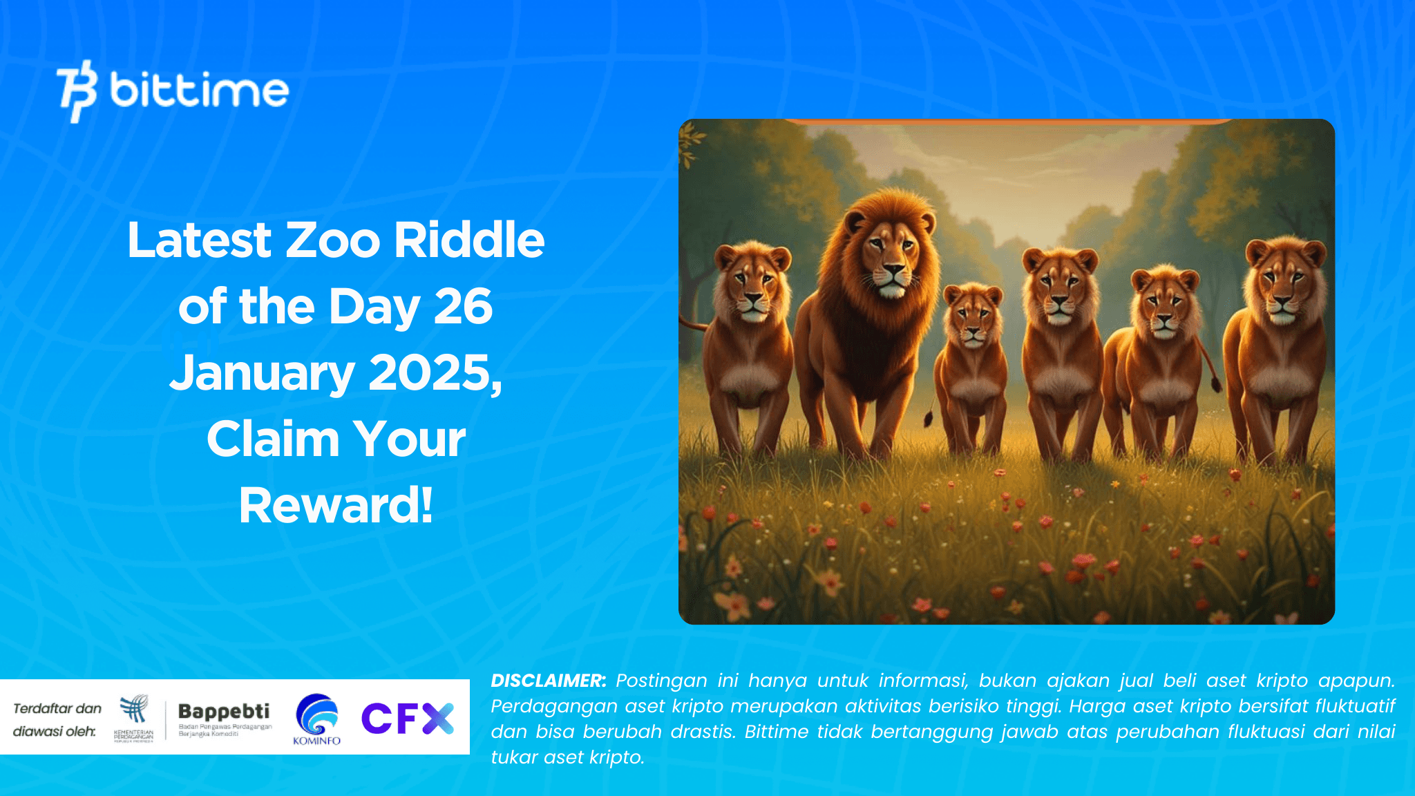Latest Zoo Riddle of the Day 26 January 2025, Claim Your Reward!