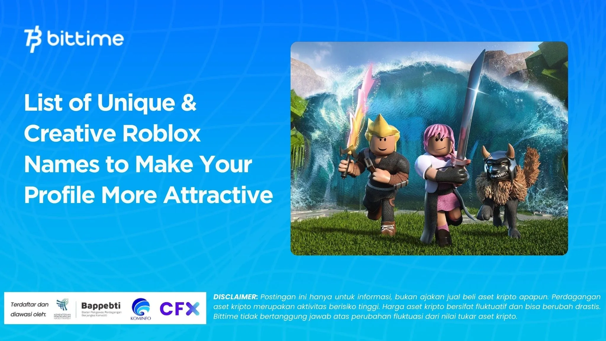 List of Unique & Creative Roblox Names to Make Your Profile More Attractive