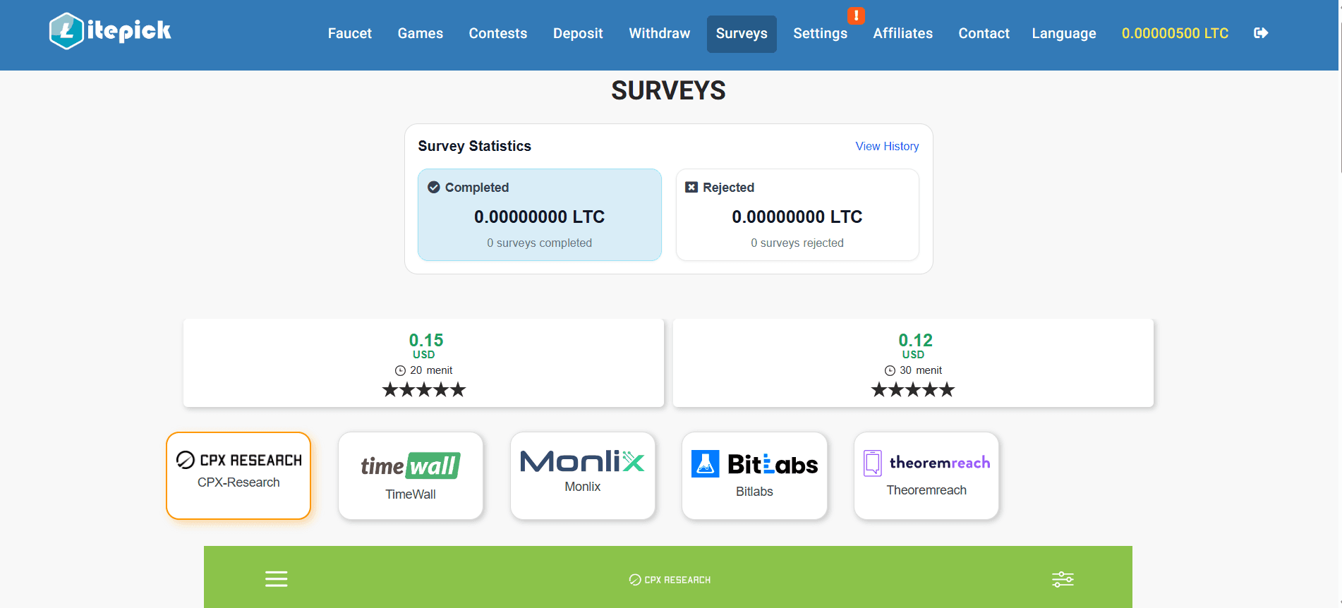 Litepick faucet litecoin.png