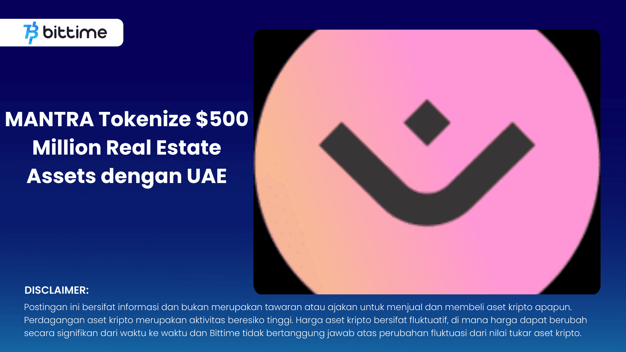 MANTRA Tokenize $500 Million Real Estate Assets dengan UAE