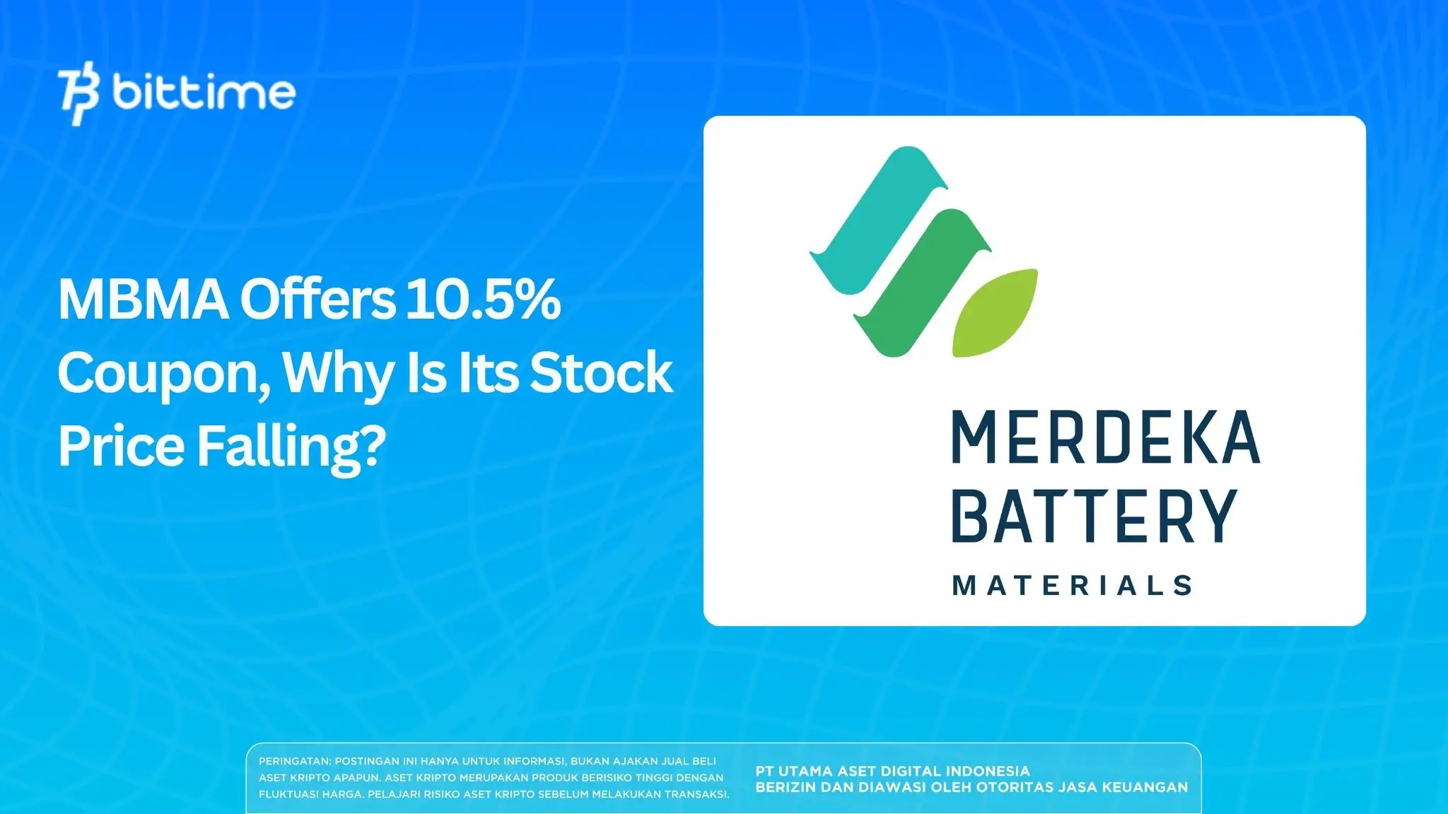 MBMA Offers 10.5% Coupon, Why Is Its Stock Price Falling?