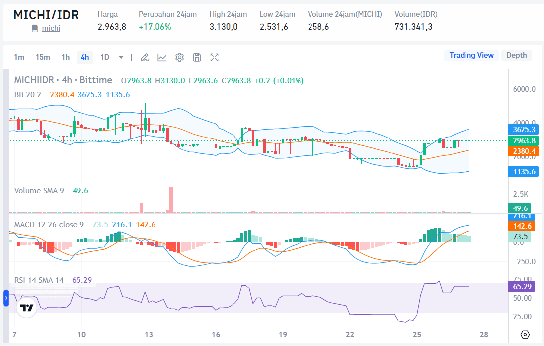 Harga MICHI Hari Ini