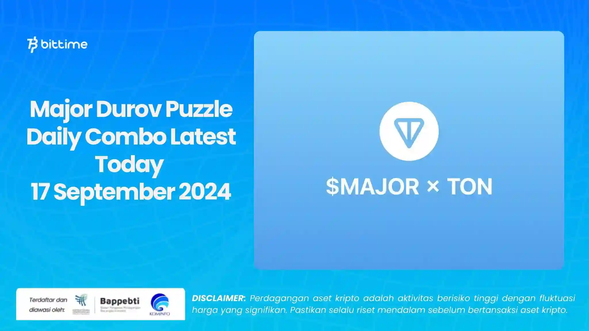 Major Durov Puzzle Daily Combo Latest Today 17 September 2024.webp