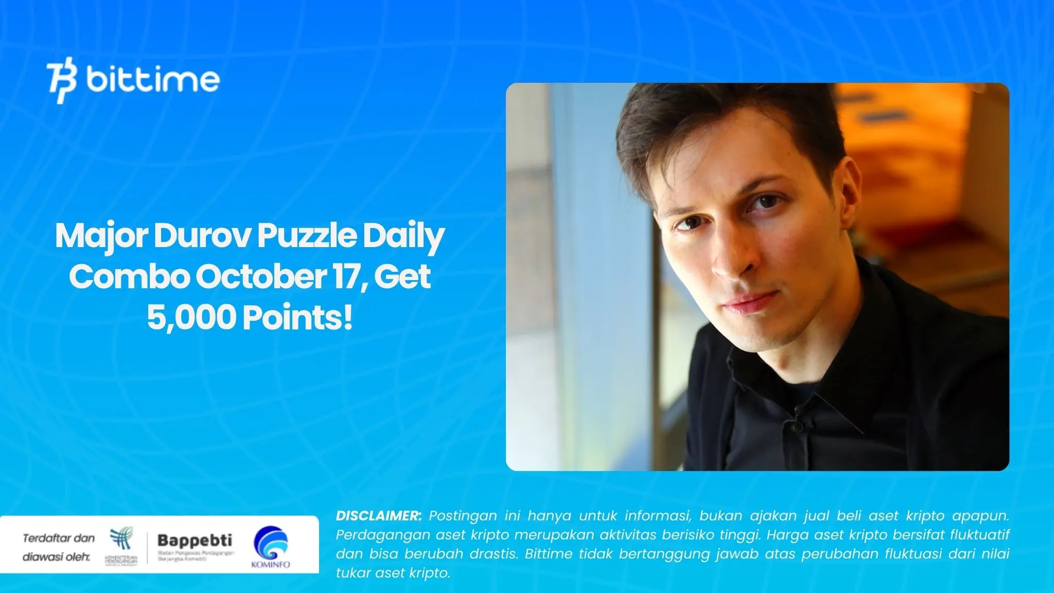 Major Durov Puzzle Daily Combo October 17, Get 5,000 Points!.webp