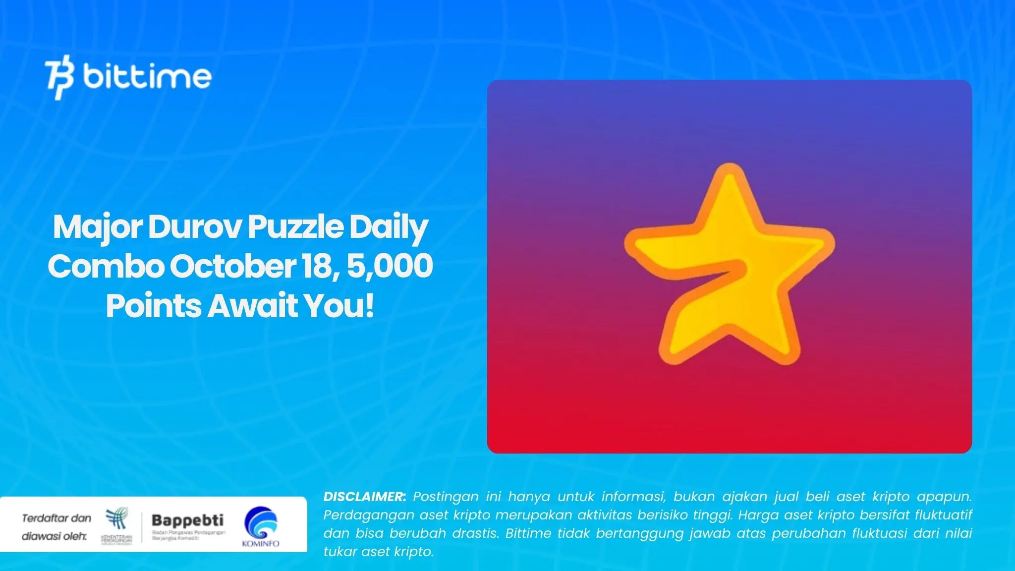 Major Durov Puzzle Daily Combo October 18, 5,000 Points Await You!.webp