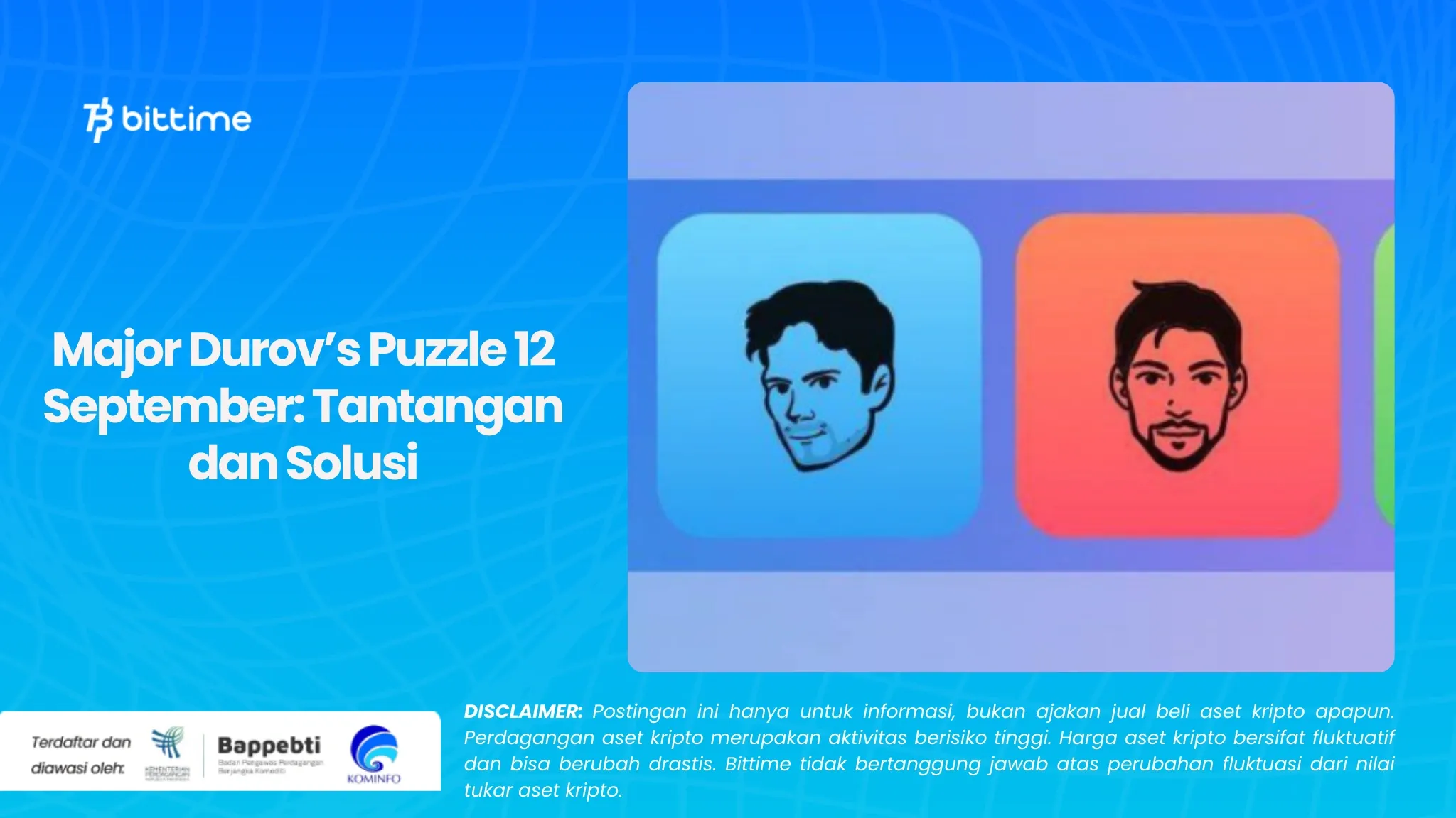 Major Durov’s Puzzle 12 September Tantangan dan Solusi.