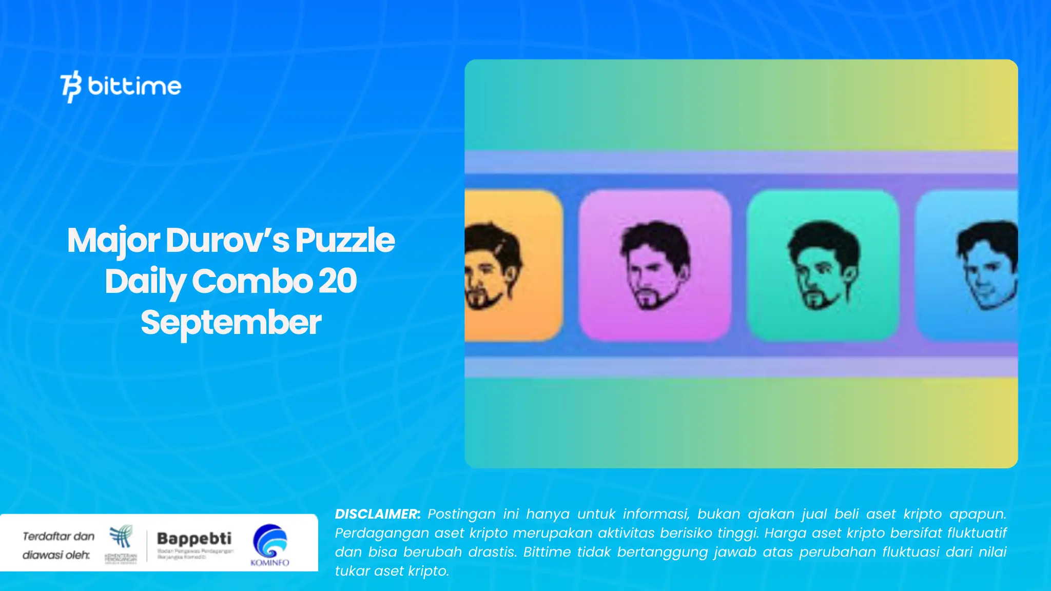 Major Durov’s Puzzle Daily Combo 20 September