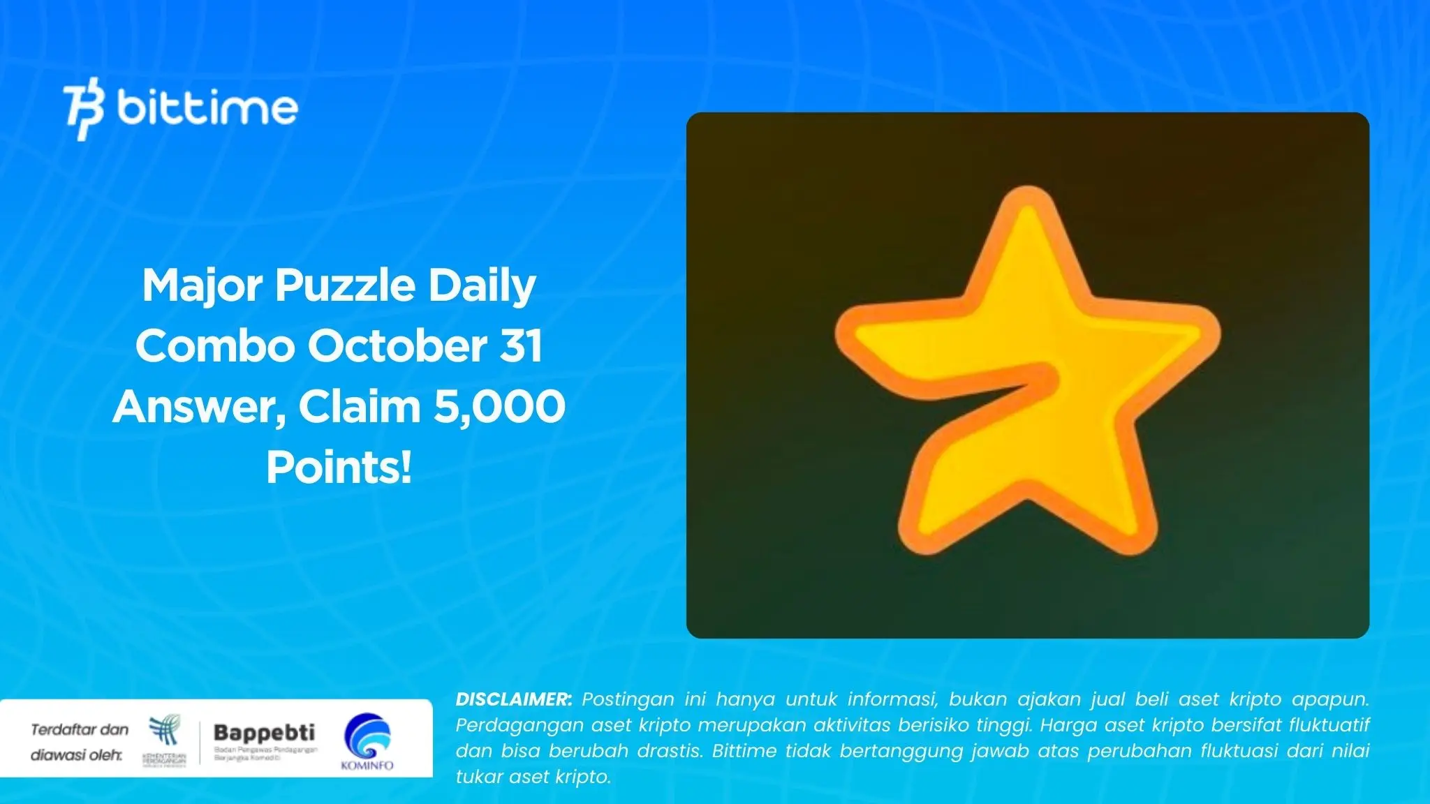 Major Puzzle Daily Combo October 31 Answer, Claim 5,000 Points!.webp