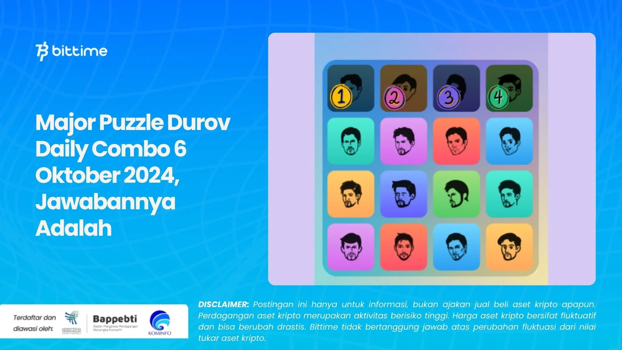 Major Puzzle Durov Daily Combo 6 Oktober 2024, Jawabannya Adalah.webp