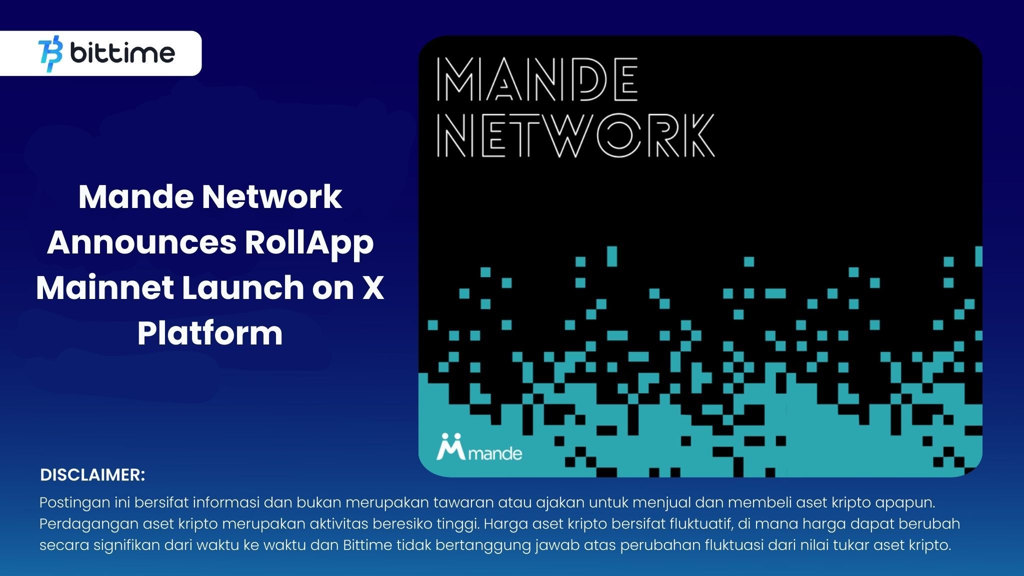 Mande Network Announces RollApp Mainnet Launch on X Platform