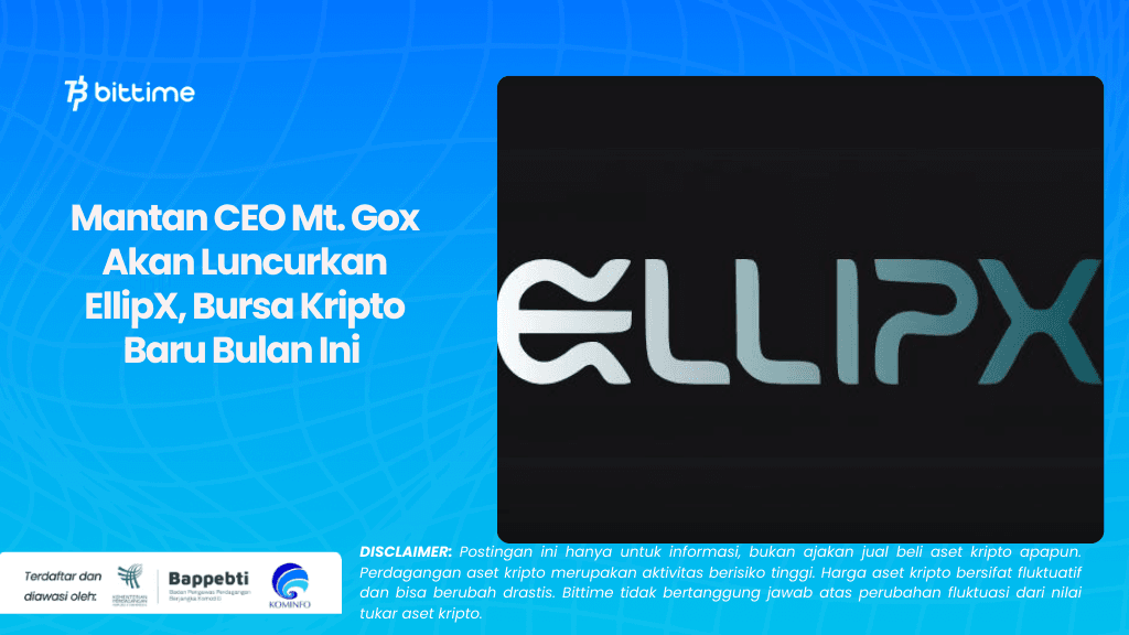 Mantan CEO Mt. Gox Akan Luncurkan EllipX, Bursa Kripto Baru Bulan Ini 