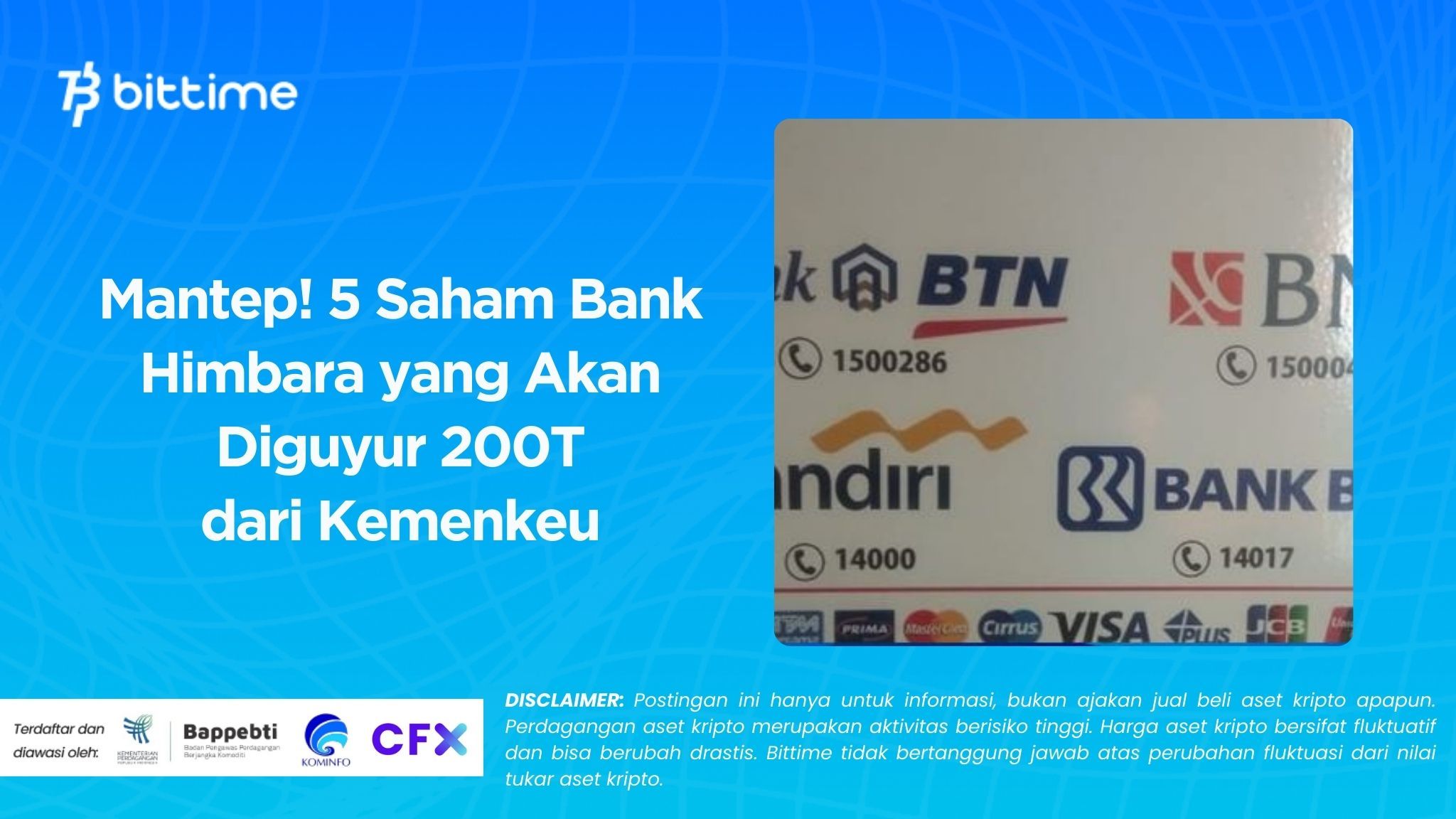 Mantep! 5 Saham Bank Himbara yang Akan Diguyur 200T dari Kemenkeu