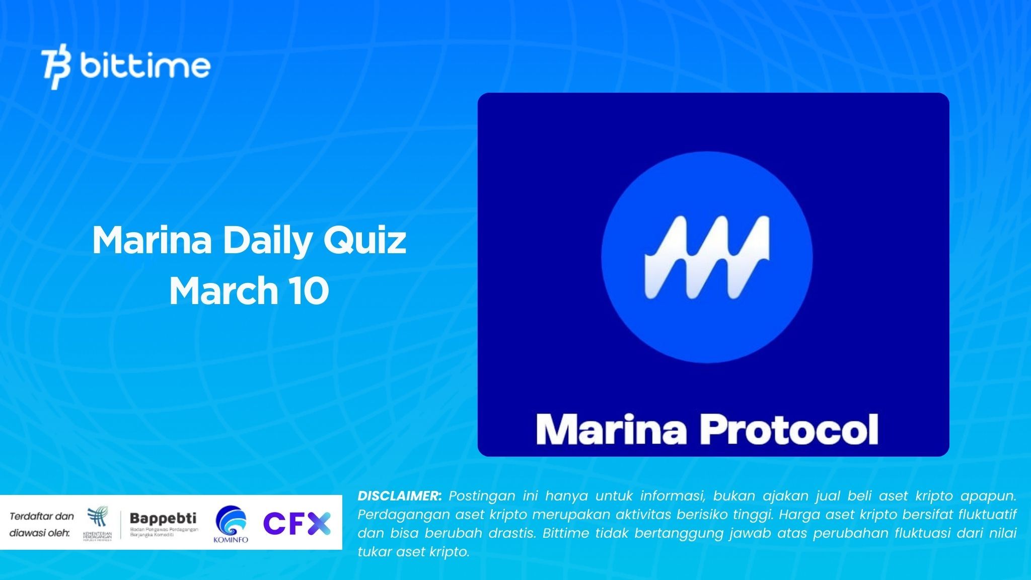 Marina Daily Quiz 10 Maret