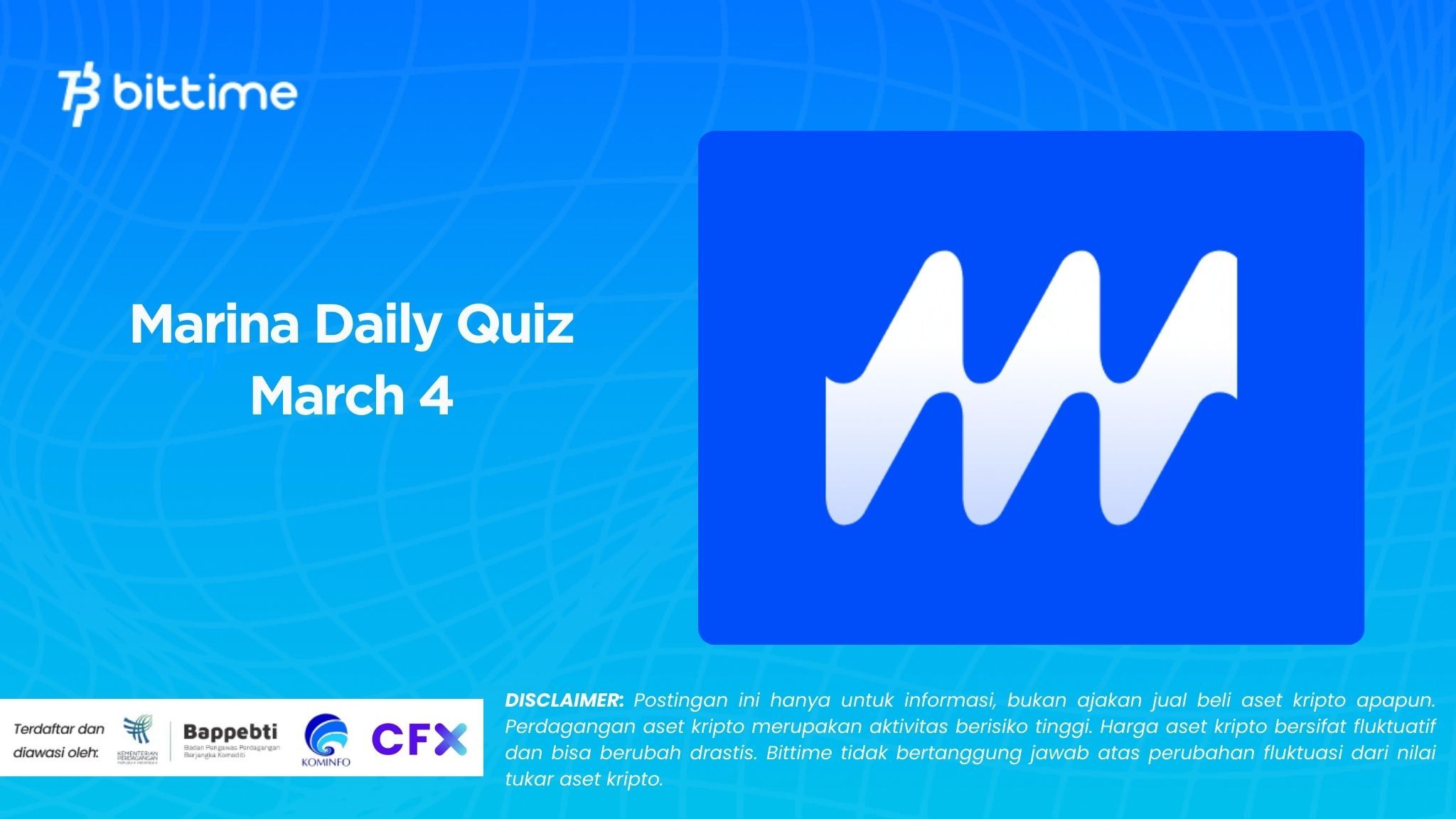 Marina Daily Quiz 4 Maret