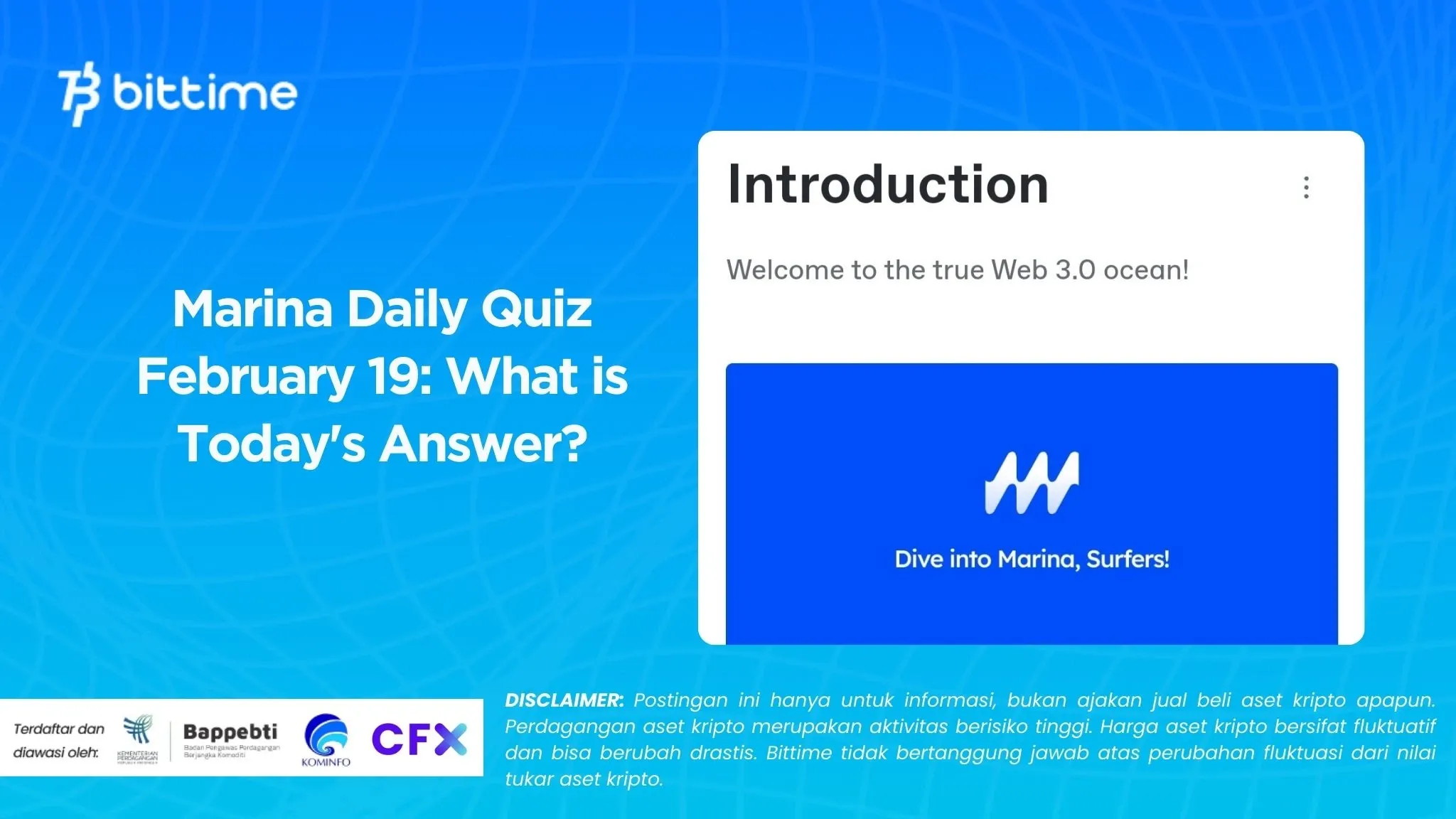 Marina Daily Quiz February 19 What is Todays Answer