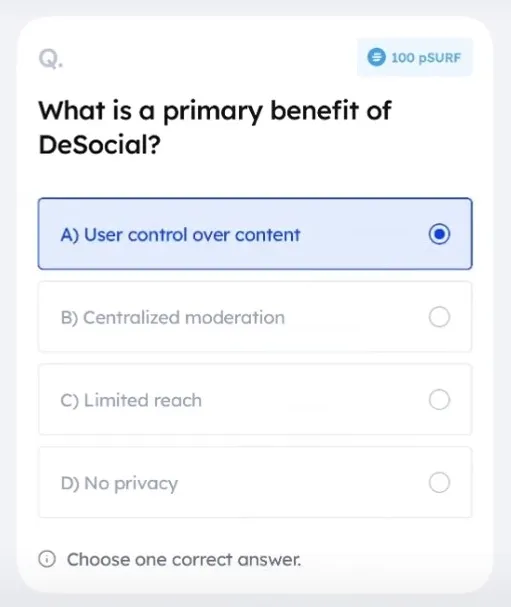 Marina Protocol Daily Quiz 26 September 2025