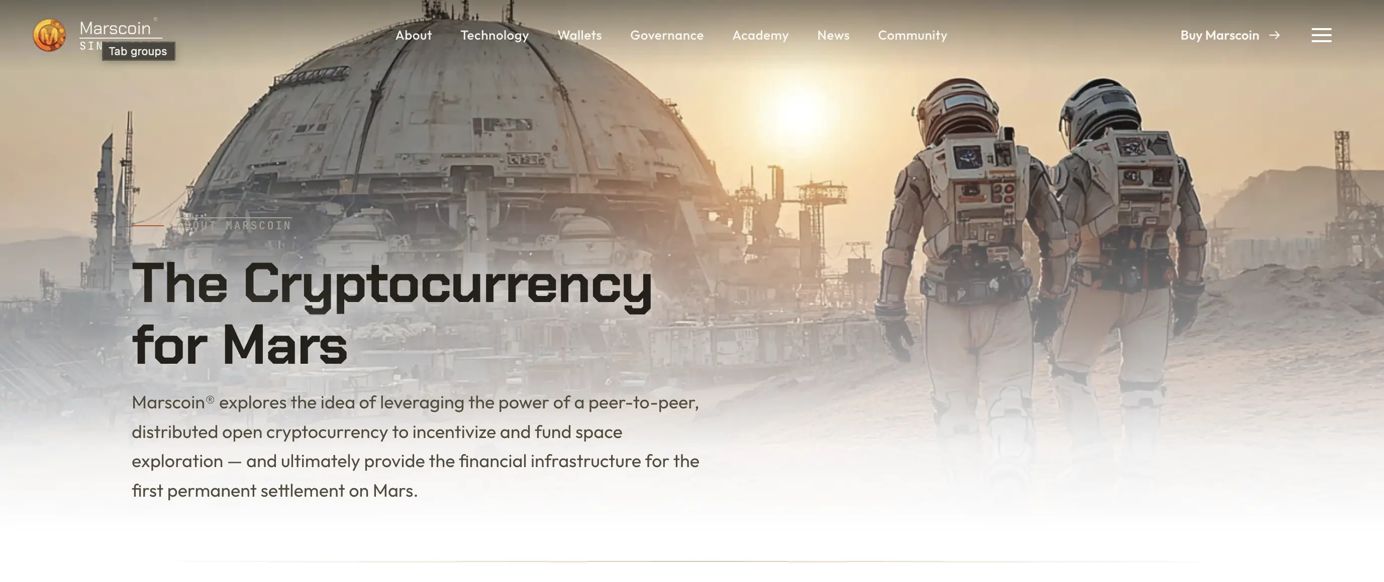 Marscoin Legit atau Scam Cek Legalitas, Tim, dan Transparansi Proyeknya - about.webp