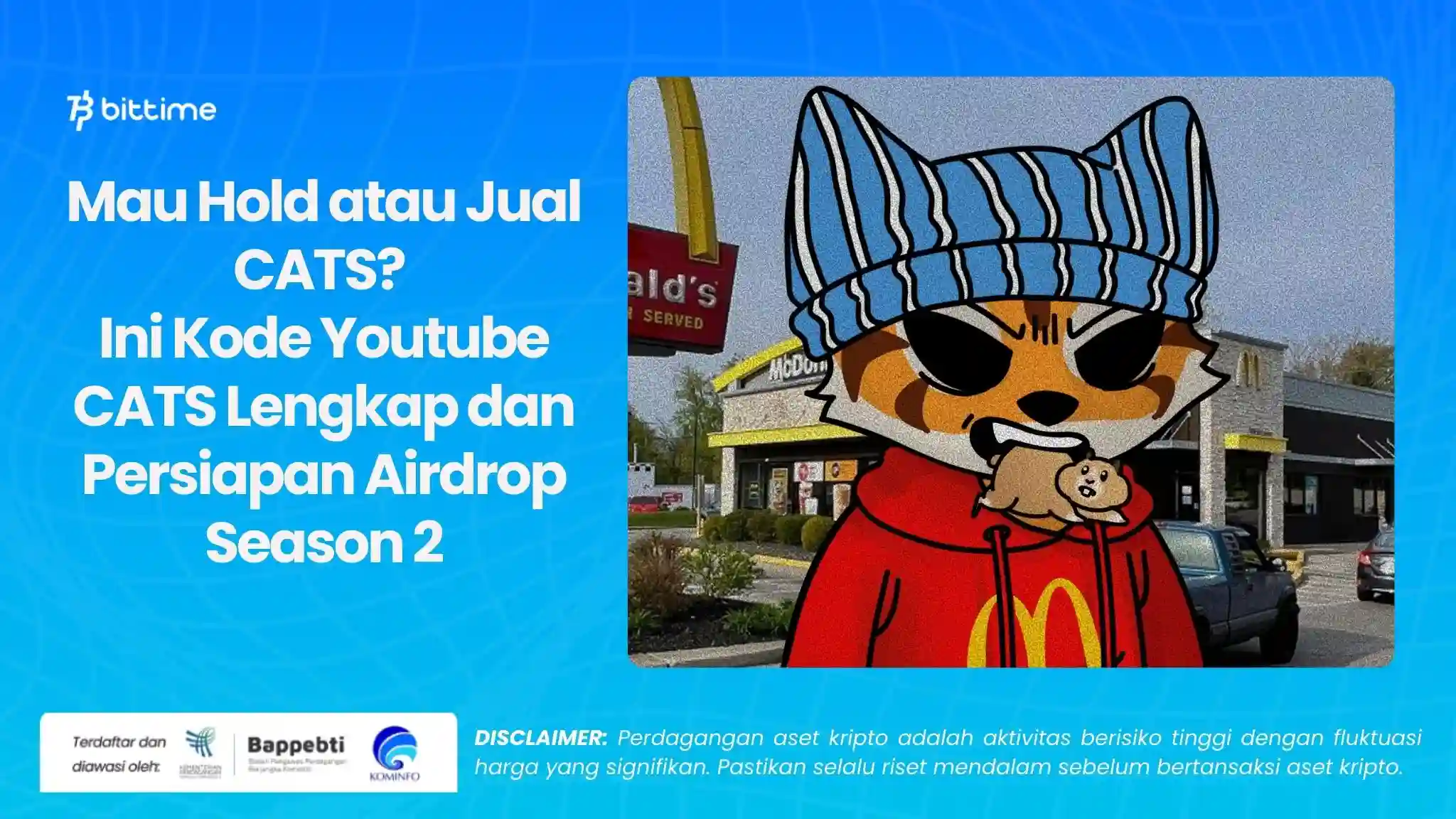 Mau Hold atau Jual CATS Ini Kode Youtube CATS Lengkap dan Persiapan Airdrop Season 2.webp