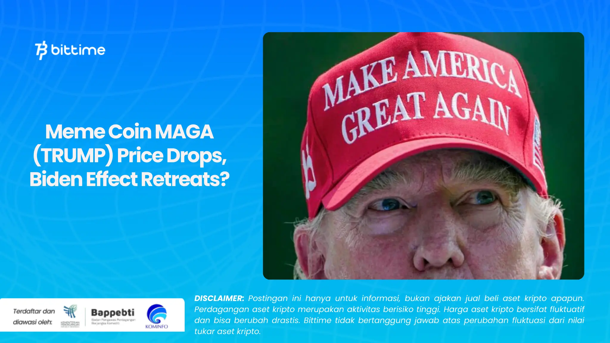 Meme Coin MAGA (TRUMP) Price Drops, Biden Effect Retreats.webp