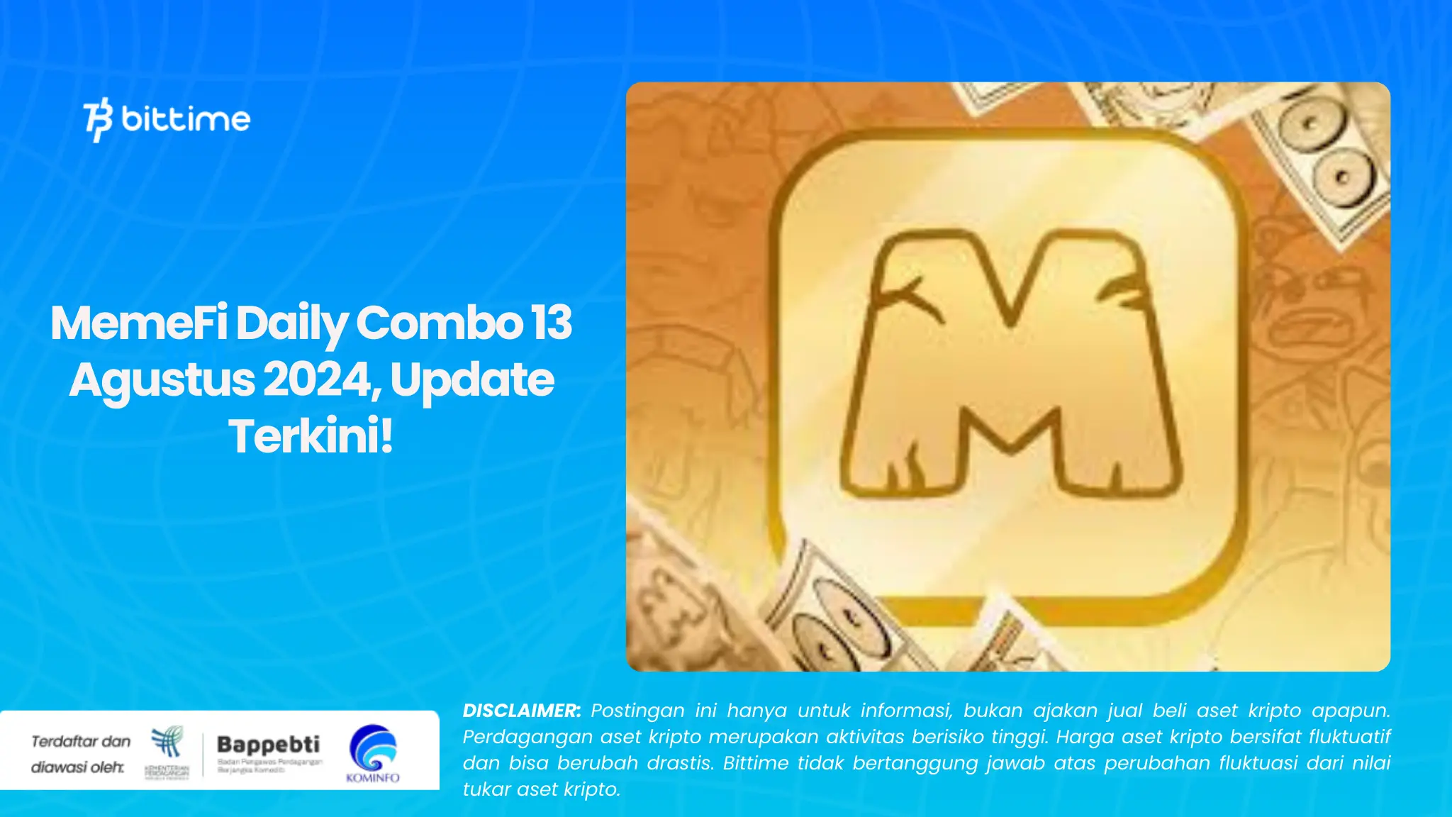 MemeFi Daily Combo 13 Agustus 2024, Update Terkini!