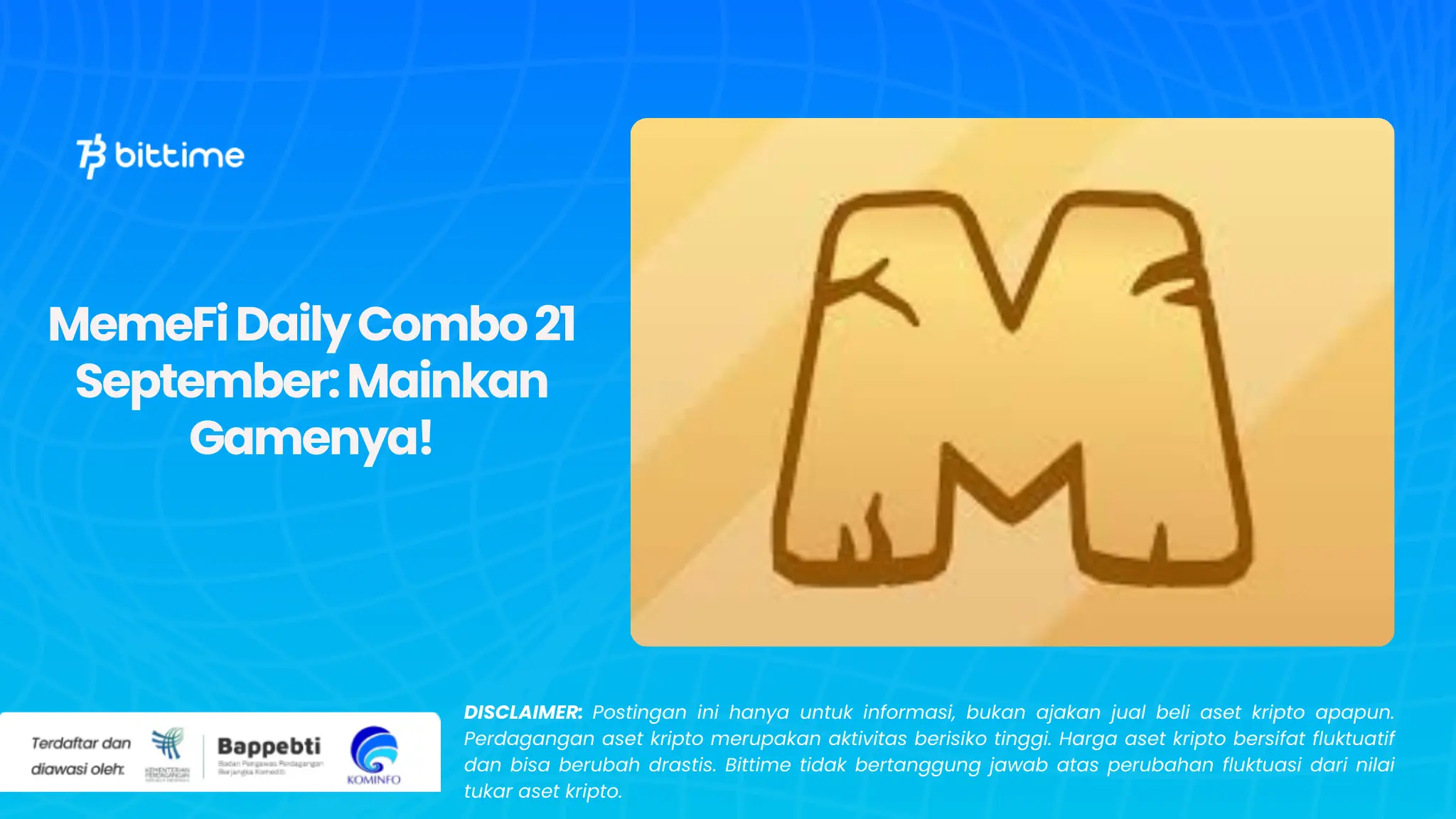 MemeFi Daily Combo 21 September: Mainkan Gamenya!