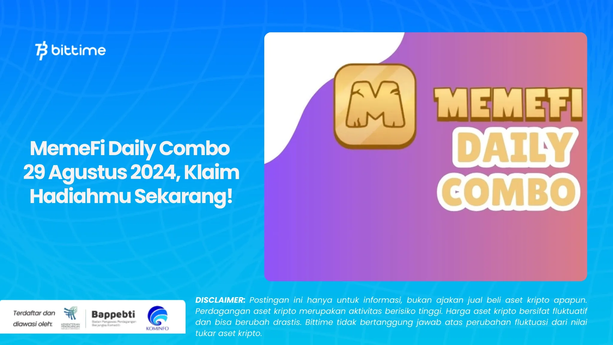 MemeFi Daily Combo 29 Agustus 2024