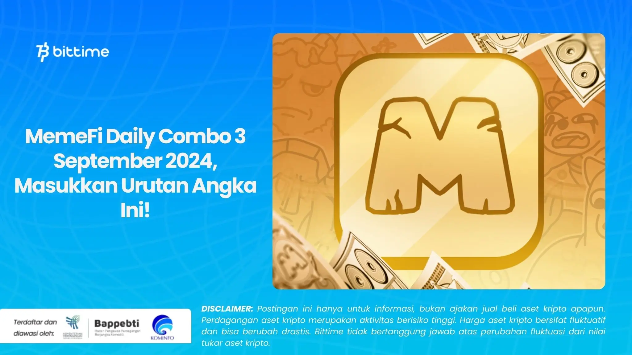 MemeFi Daily Combo 3 September 2024, Masukkan Urutan Angka Ini!.webp