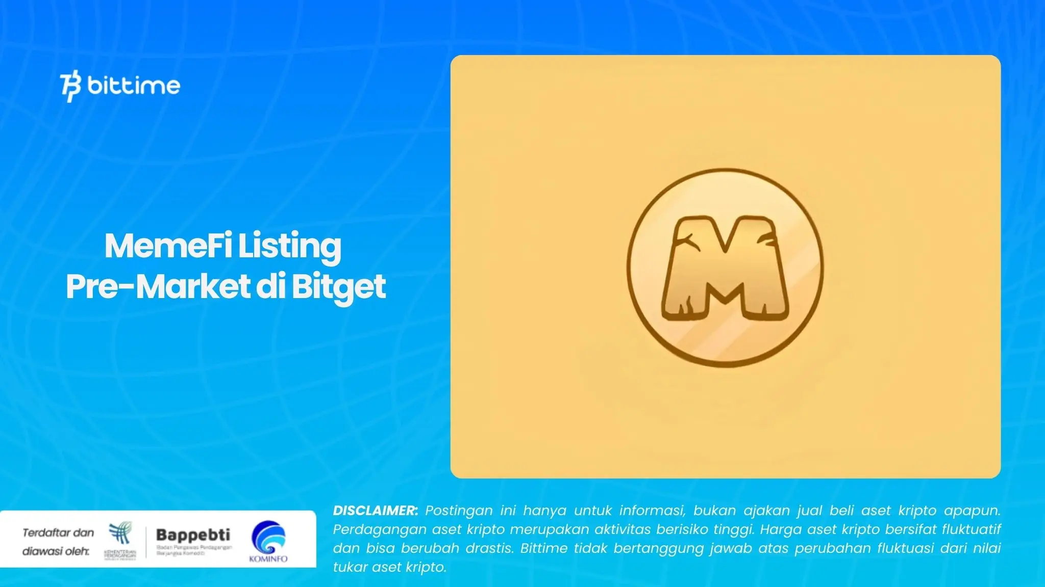 MemeFi Listing Pre-Market di Bitget.webp