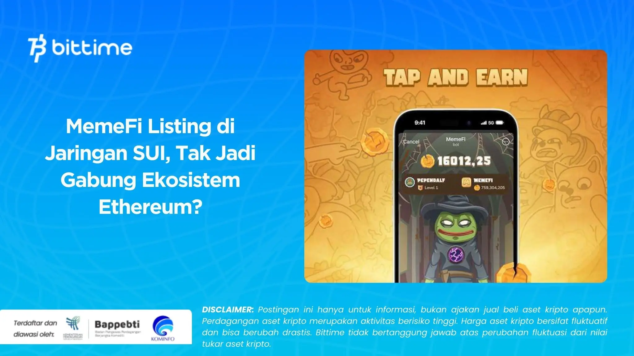 MemeFi Listing di Jaringan SUI, Tak Jadi Gabung Ekosistem Ethereum.webp