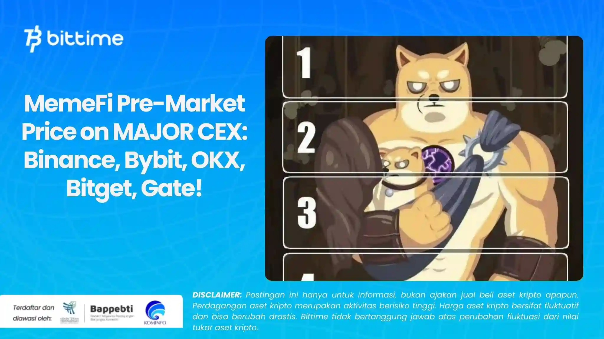 MemeFi Pre-Market Price on MAJOR CEX Binance, Bybit, OKX, Bitget, Gate!.webp