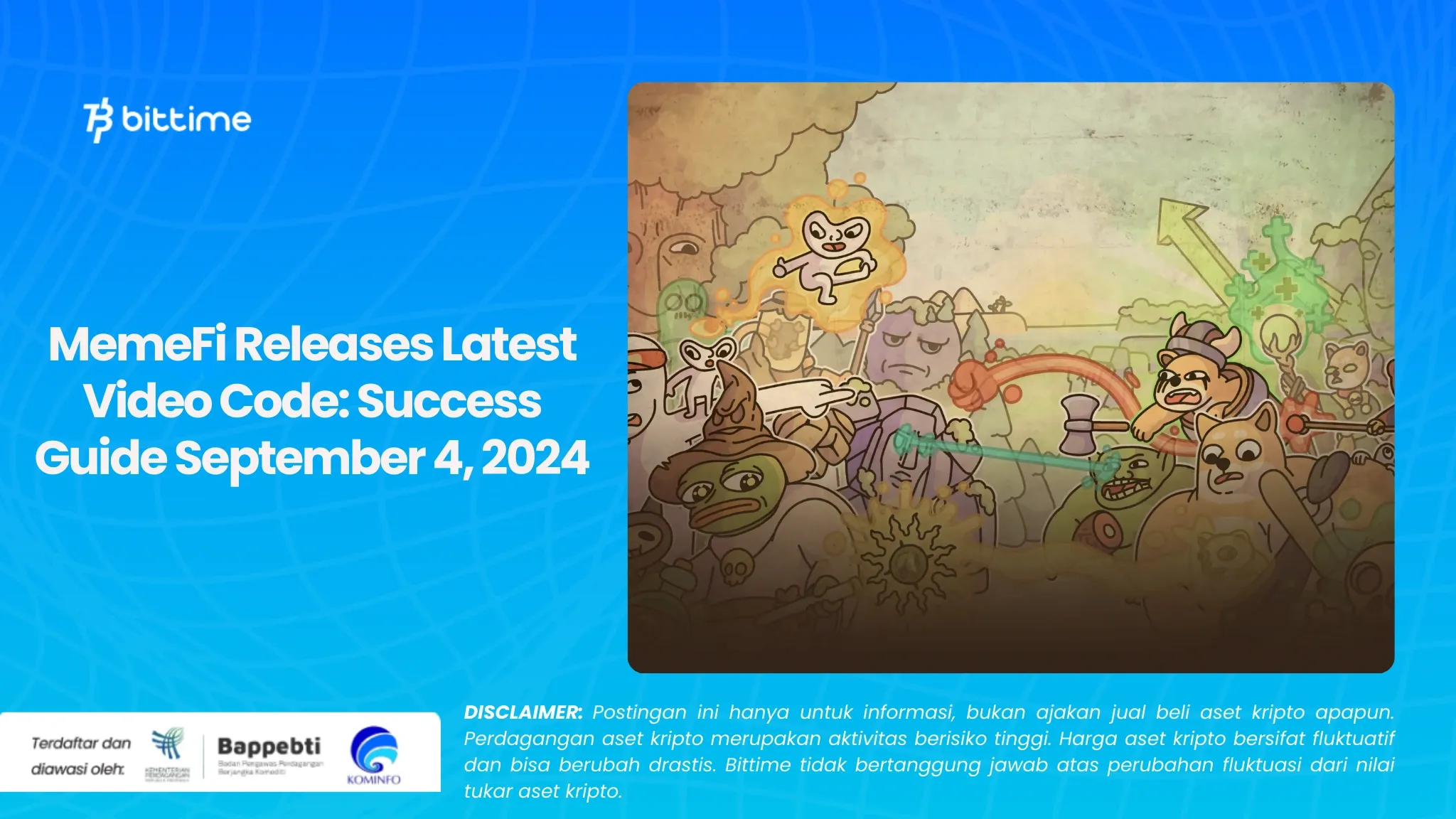 MemeFi Rilis Kode Video Terbaru Panduan Sukses 4 September 2024 
