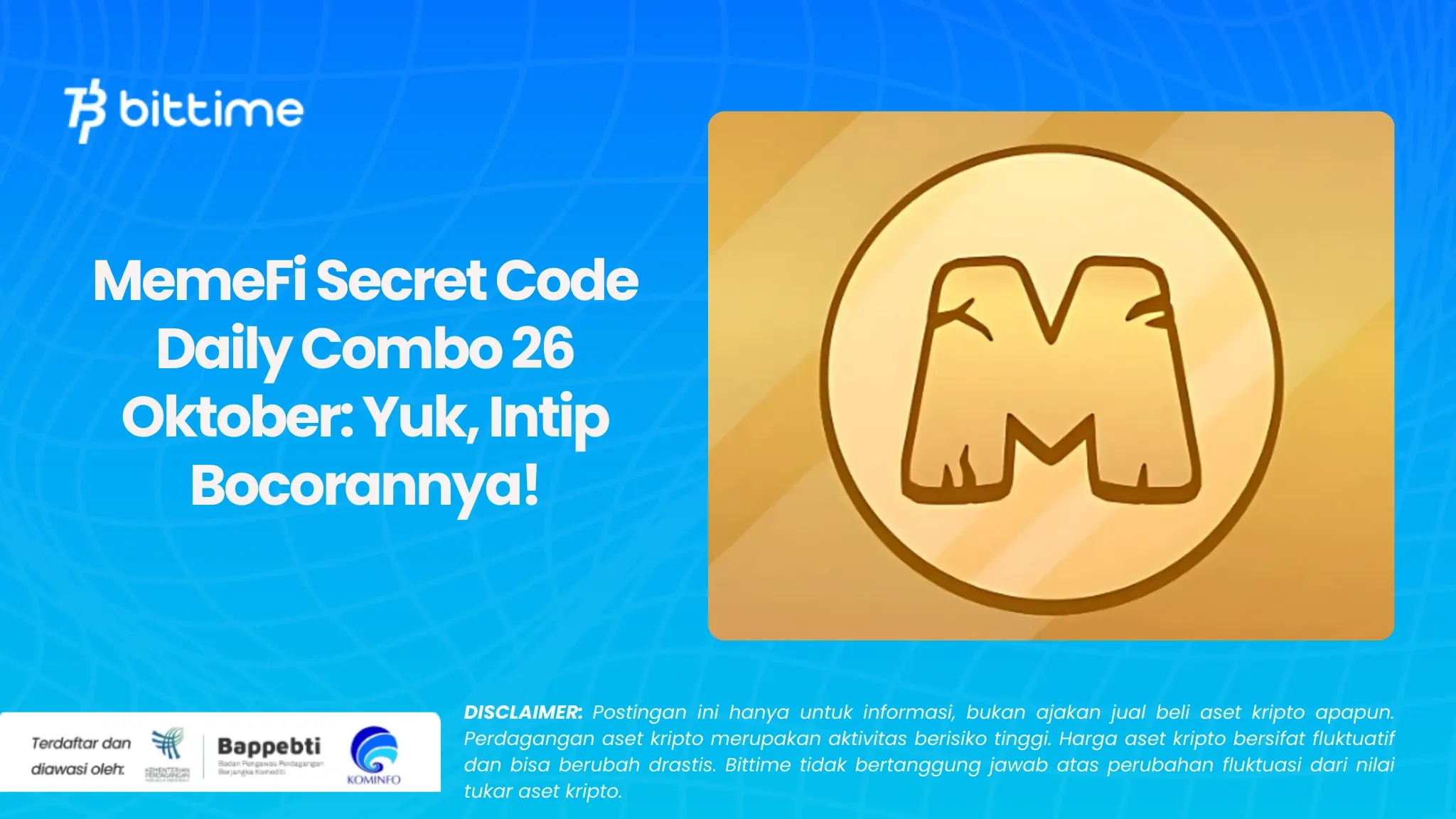 MemeFi Secret Code Daily Combo 26 Oktober Yuk, Intip Bocorannya!