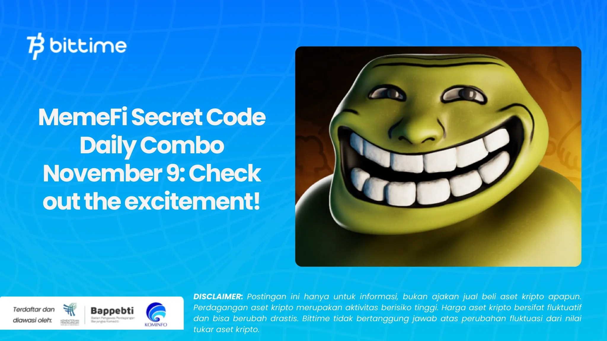 MemeFi Secret Code Daily Combo 9 November Simak Keseruannya!