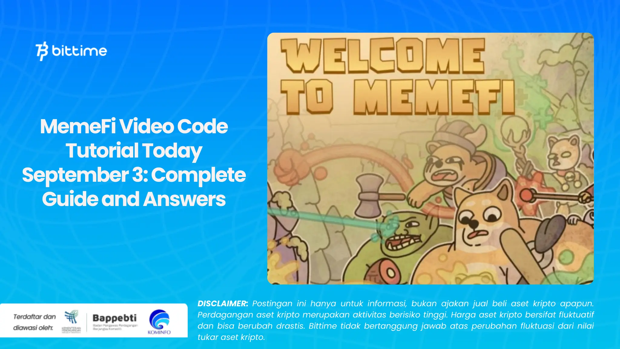 Memefi video code tutorial today september 3 complete guide and answers