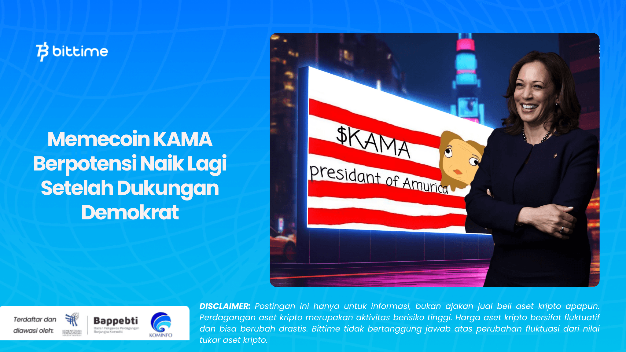 Memecoin KAMA Berpotensi Naik Lagi Setelah Dukungan Demokrat.png