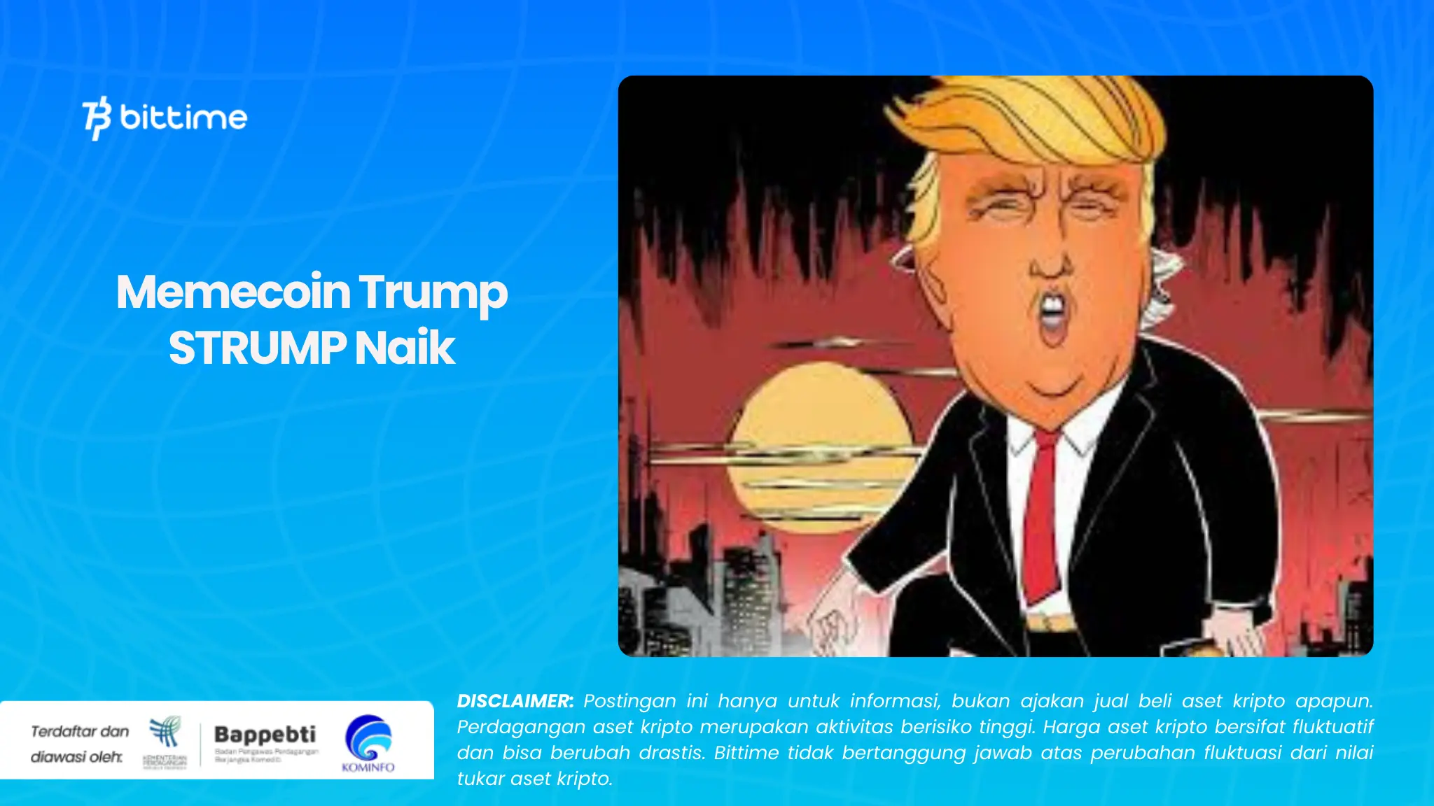 Memecoin Trump STRUMP Naik