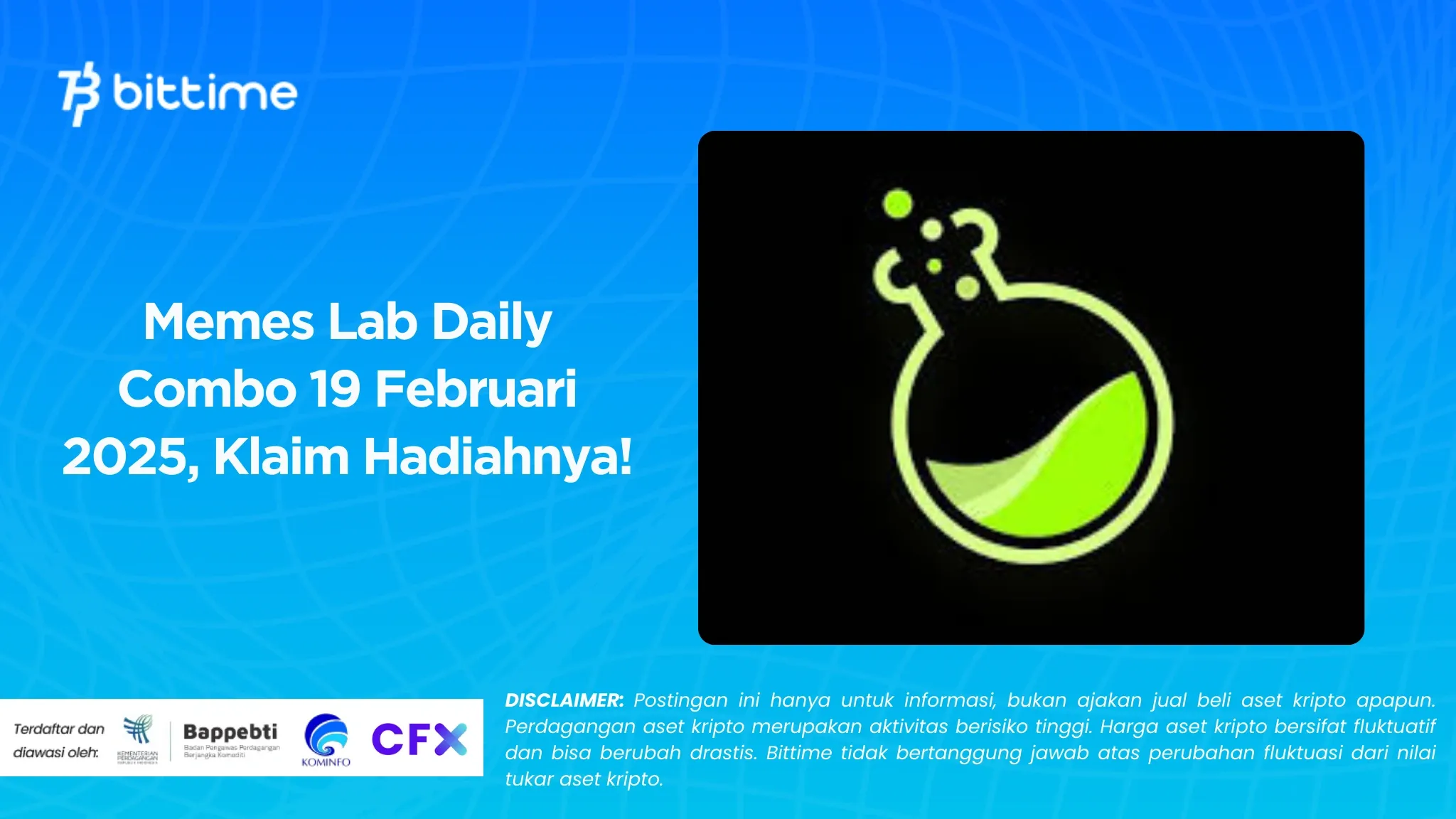Memes Lab Daily Combo 19 Februari 2025, Klaim Hadiahnya!.
