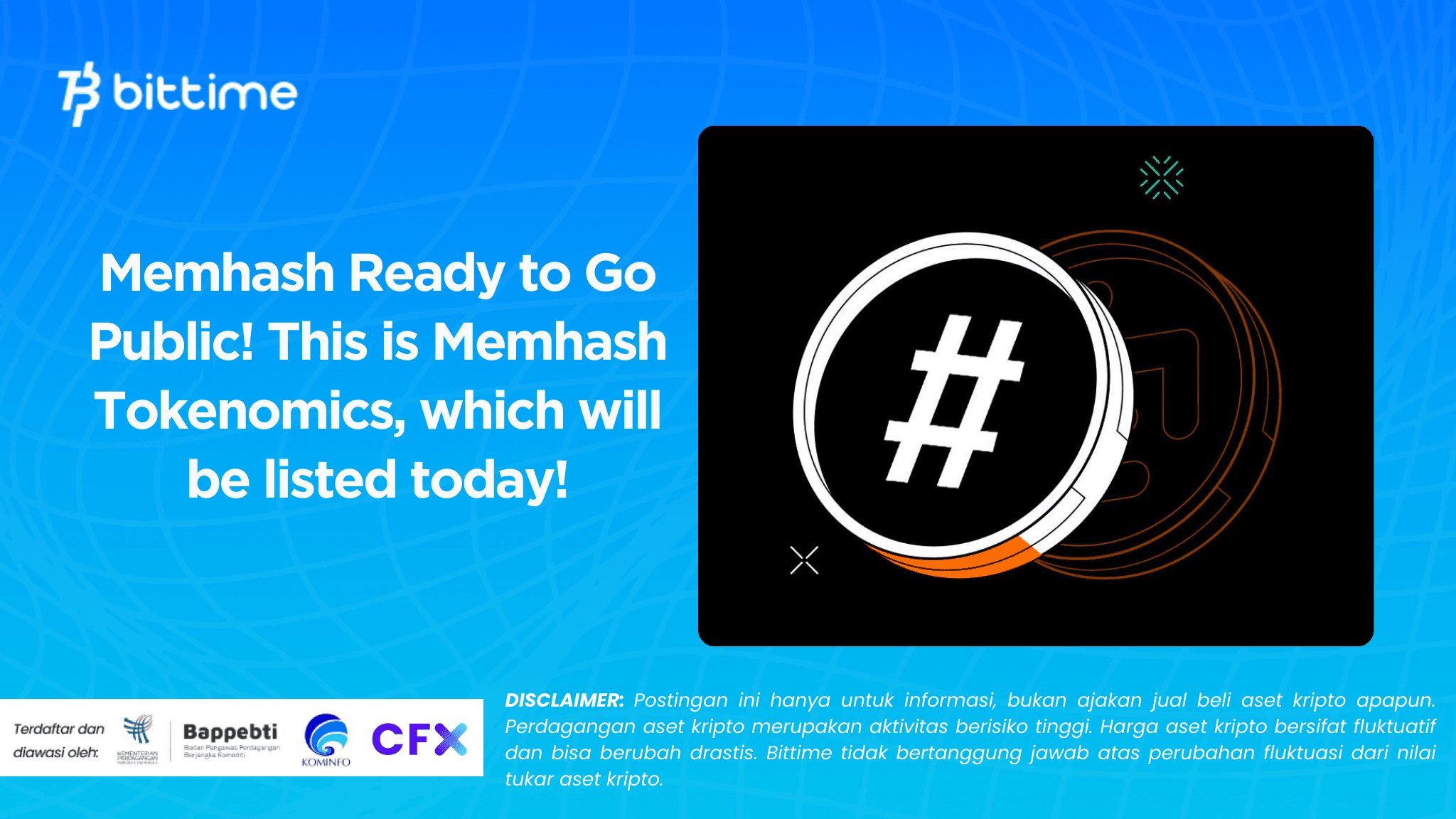 Memhash Ready to Go Public! This is Memhash Tokenomics, which will be listed today!.png