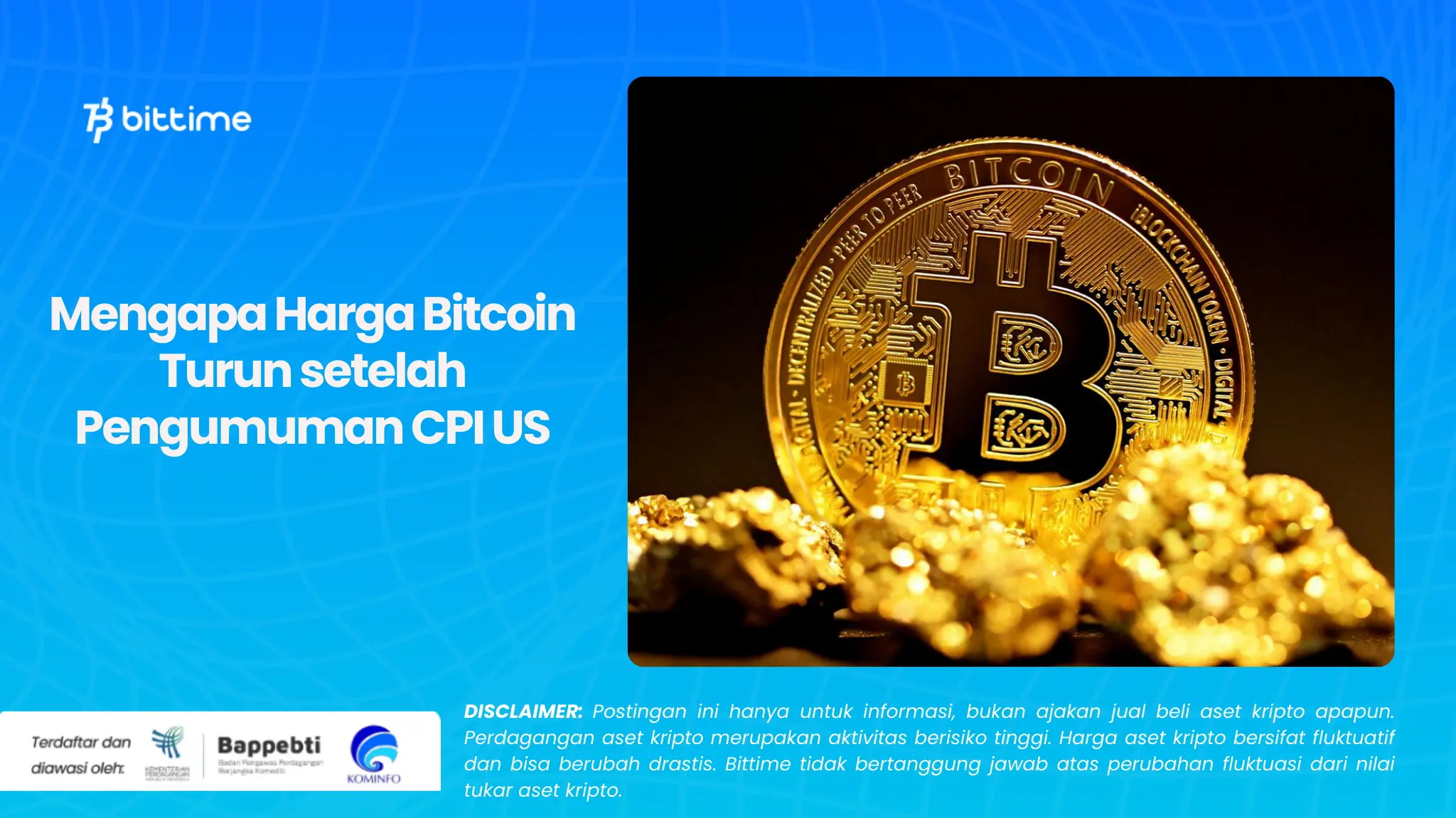 Mengapa Harga Bitcoin Turun setelah Pengumuman CPI US