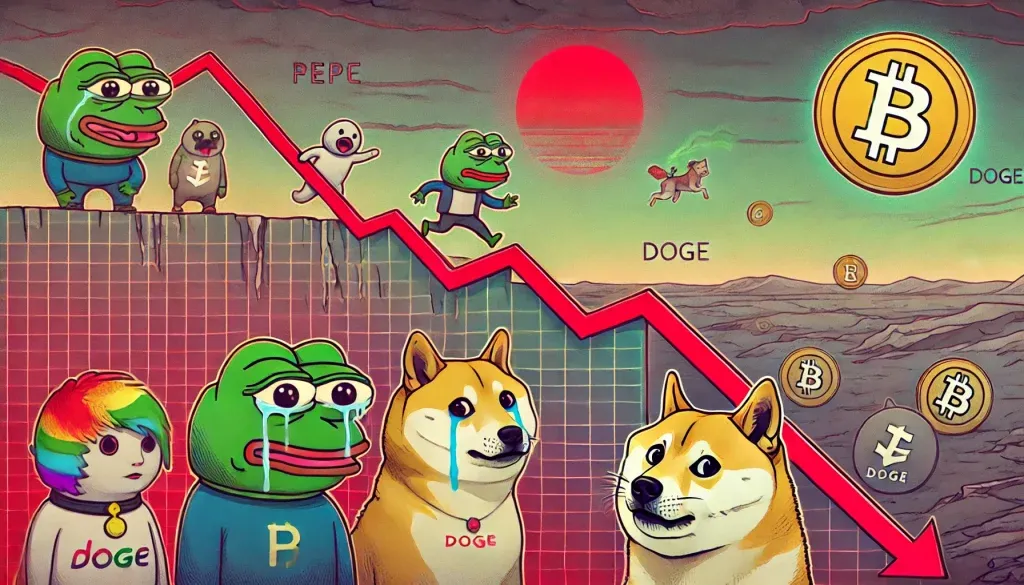 Mengapa Harga Memecoin Turun Bulan Ini